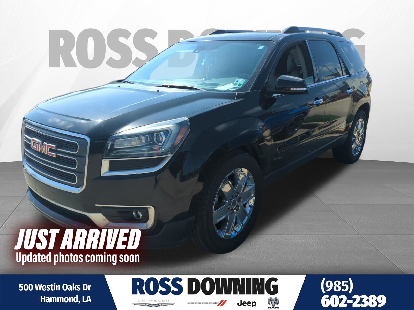 Black (Ebony Twilight Metallic) 2017 GMC Acadia SUV / Crossover Front-Wheel Drive 6-Speed Automatic