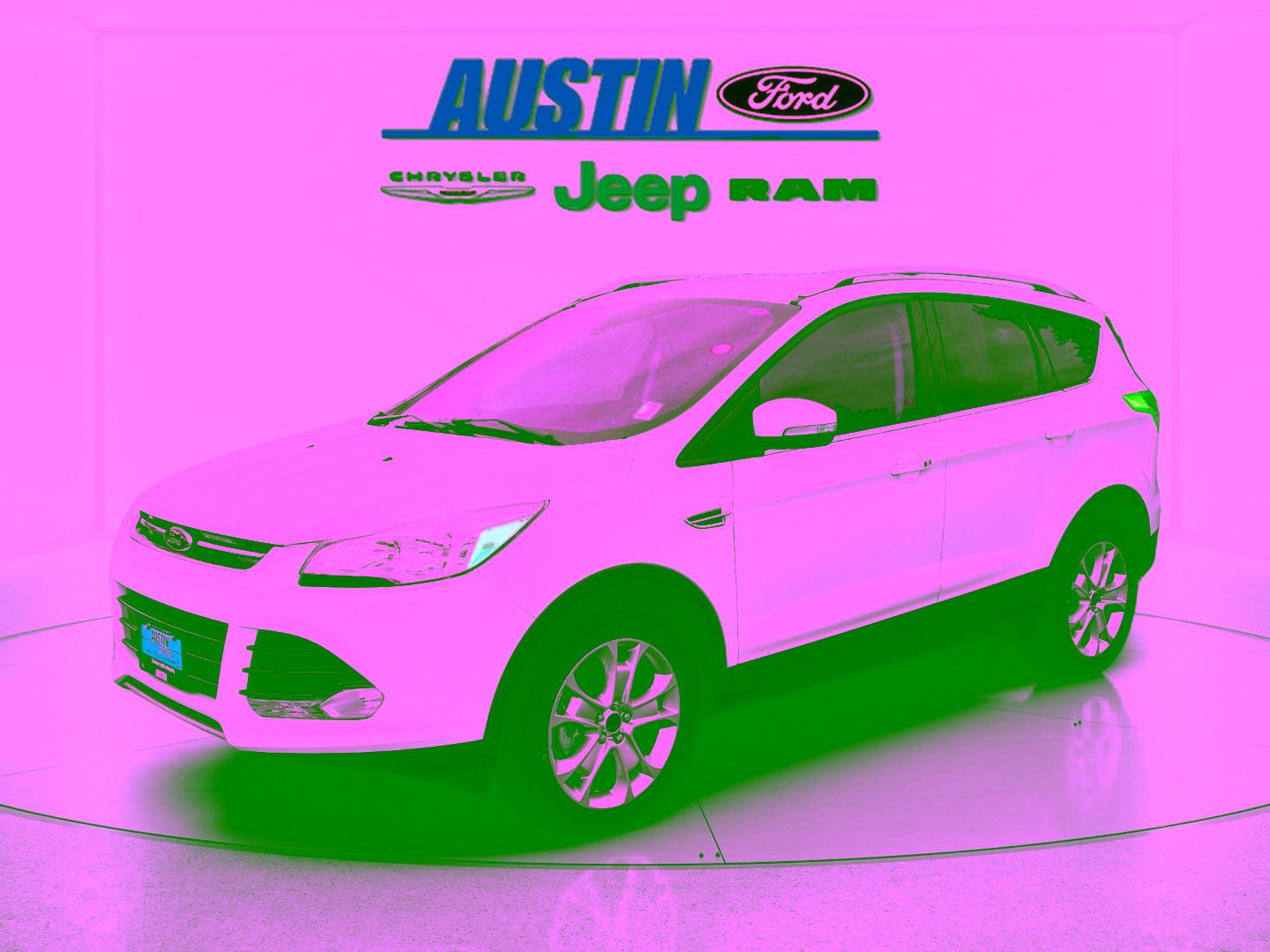 White Platinum Clearcoat Metallic 2016 Ford Escape SUV / Crossover All-Wheel Drive 6-Speed Automatic
