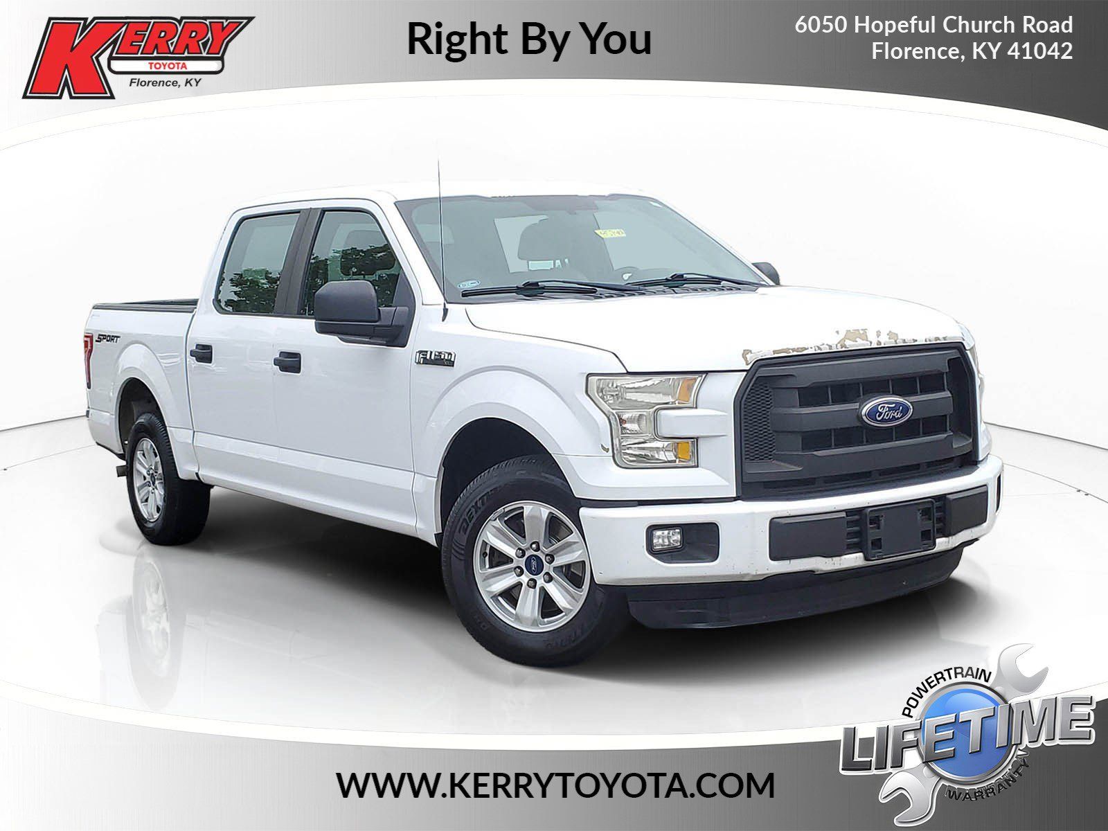 Oxford White 2016 Ford F-150 XL SuperCrew Pickup Truck 4X2 6-Speed Automatic