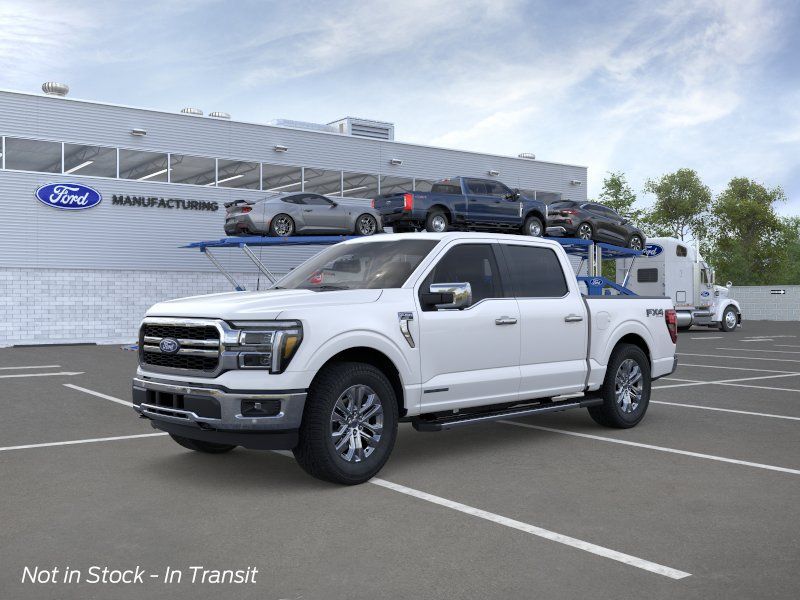 New 2026 Star White Metallic Tri-Coat Ford Lariat image 3