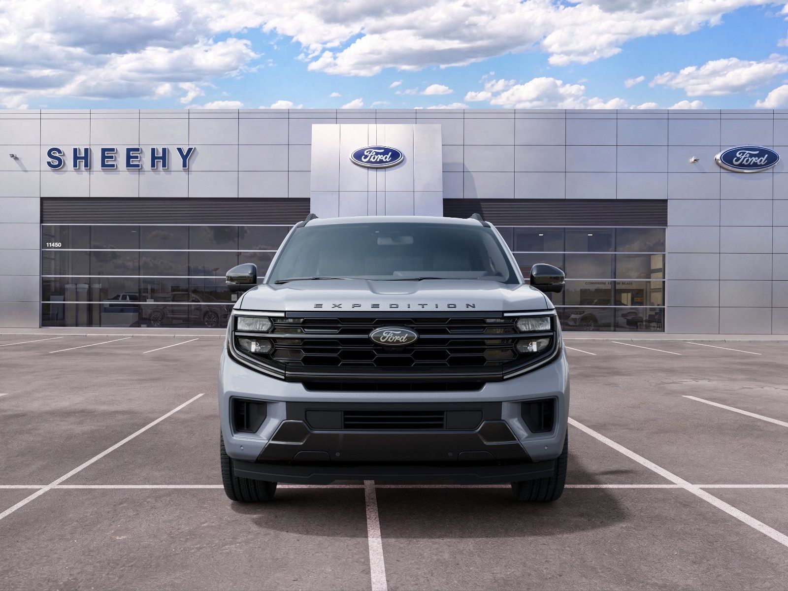 New 2027 Glacier Gray Metallic Tri-Coat Ford Platinum image 2