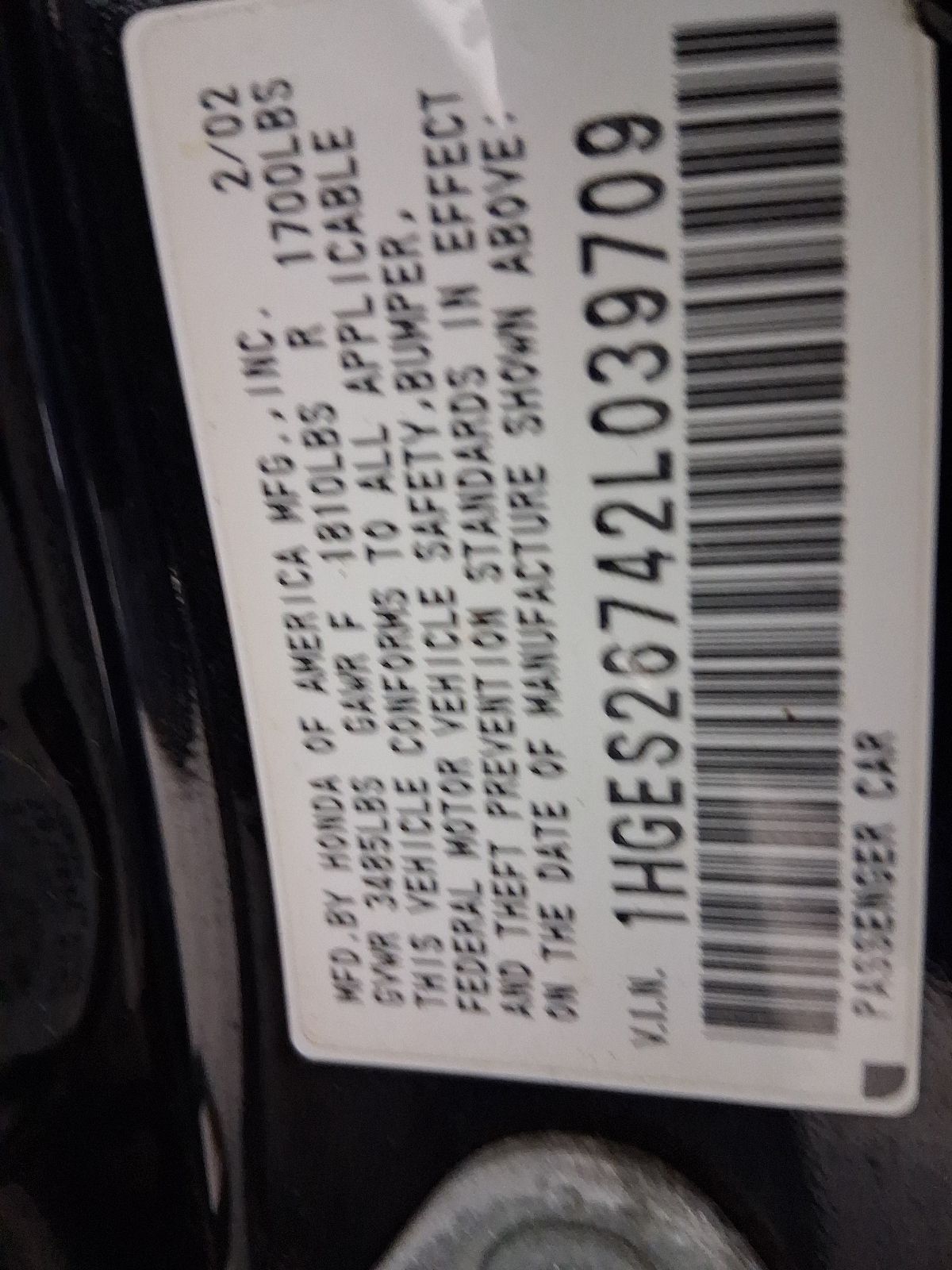 Used Car 2002 Honda Civic  Ex For Sale Under $10,000 In Austin, Texas