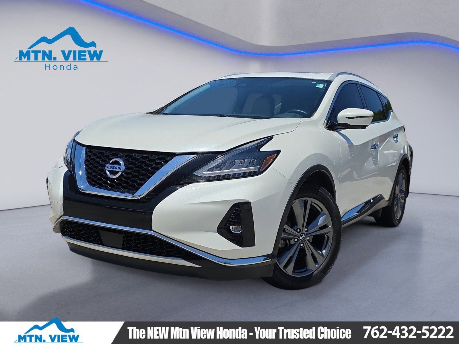 Pearl White Tricoat 2019 Nissan Murano Platinum AWD SUV / Crossover All-Wheel Drive Continuously Variable Transmission