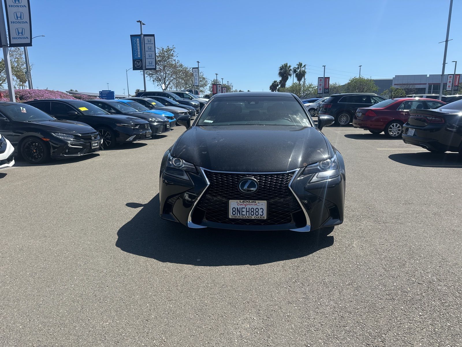Black (Caviar) 2019 Lexus GS 350 F Sport RWD Sedan Rear-Wheel Drive 8-Speed Automatic