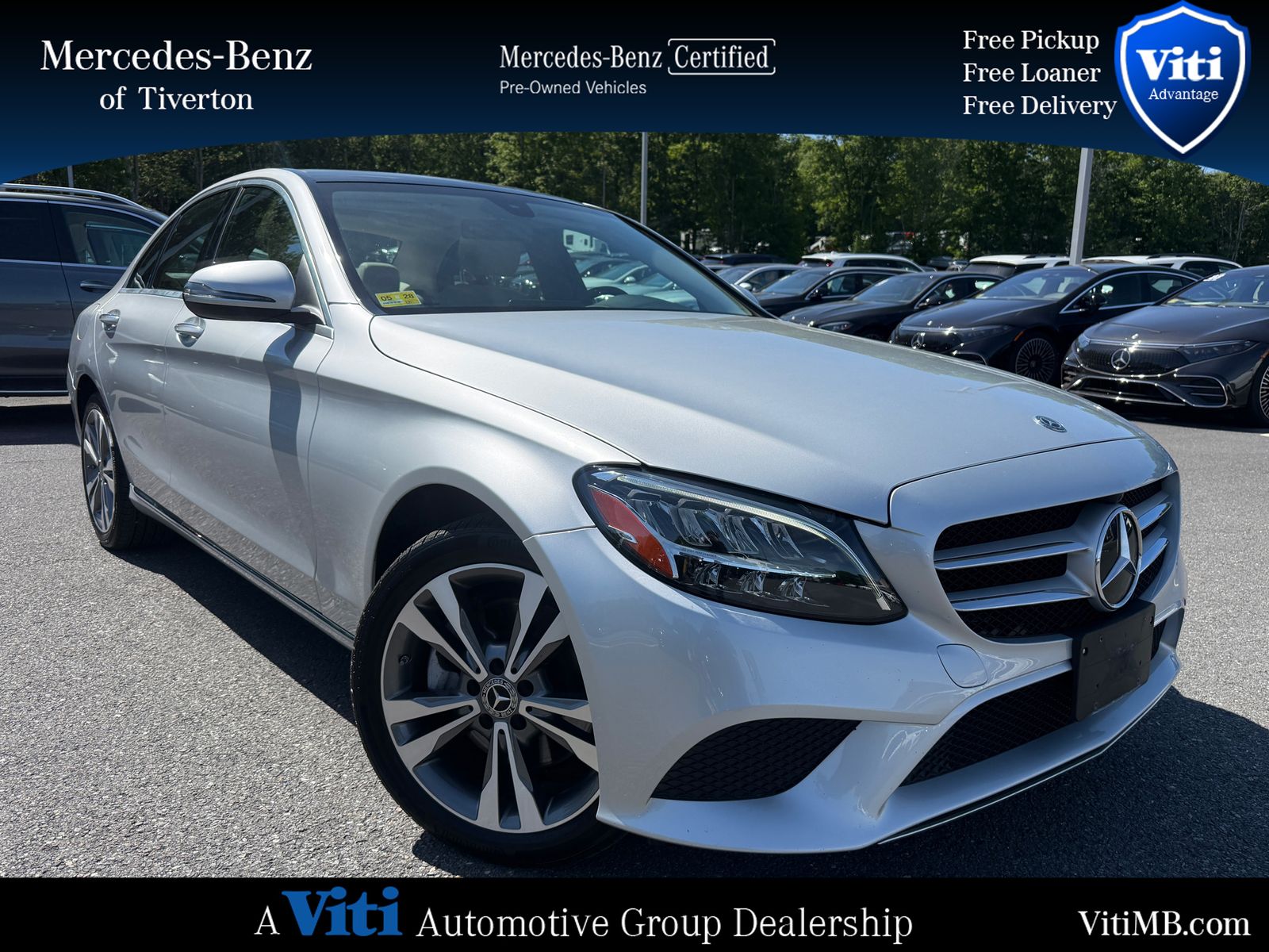 Silver 2021 Mercedes-Benz C-Class C 300 Sedan 4MATIC Sedan All-Wheel Drive 9-Speed Automatic