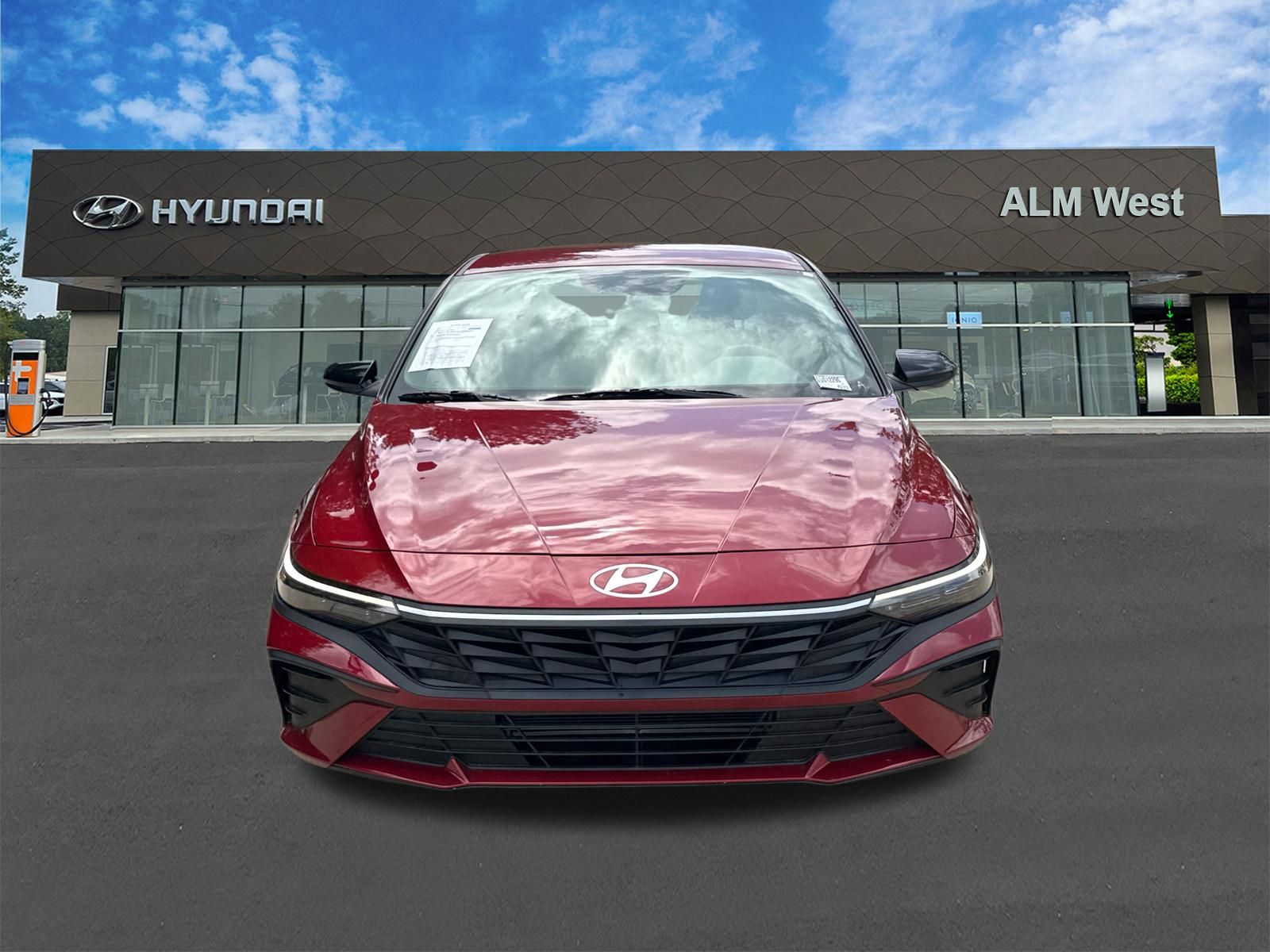 Certified Used 2025 Red Hyundai SEL Sport image 2