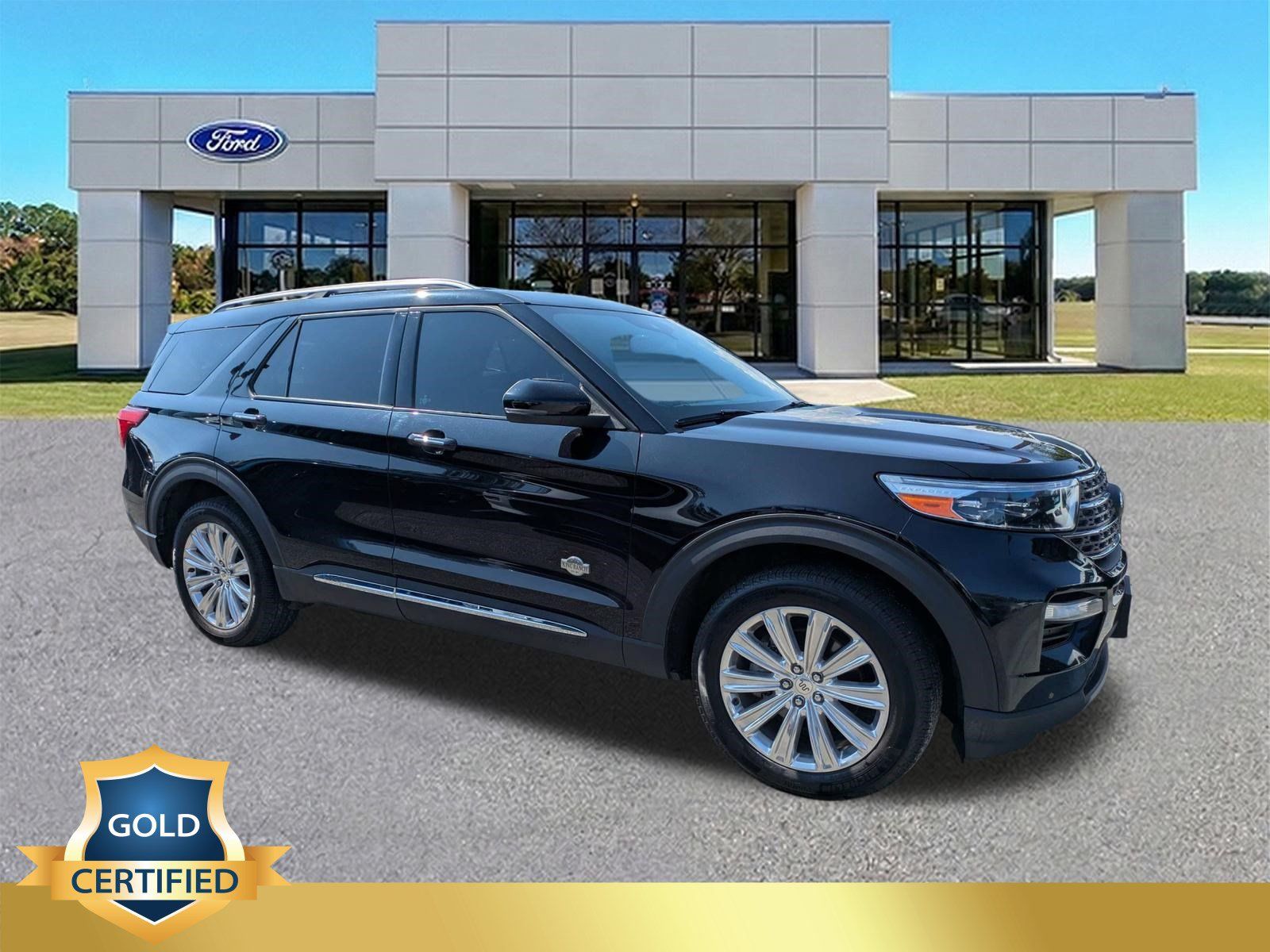 Black Metallic 2023 Ford Explorer SUV / Crossover All-Wheel Drive Automatic