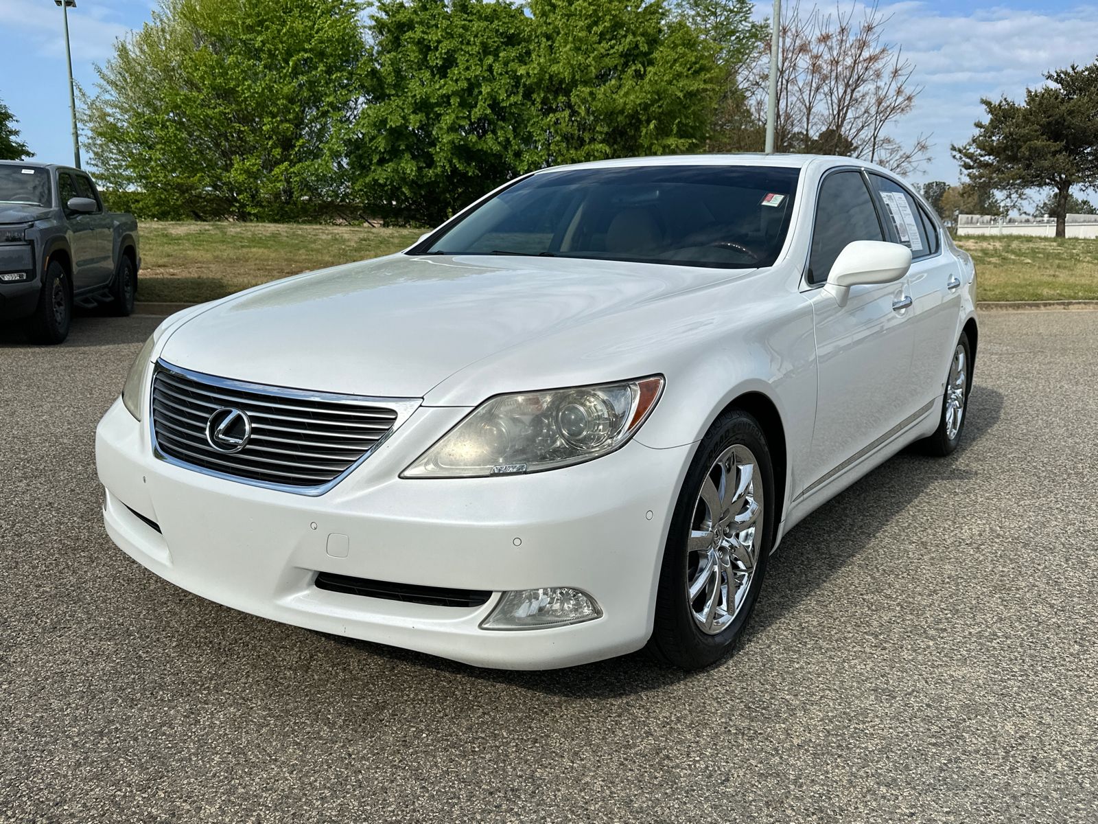 Starfire Pearl 2007 Lexus LS 460 RWD Sedan Rear-Wheel Drive 8-Speed Automatic