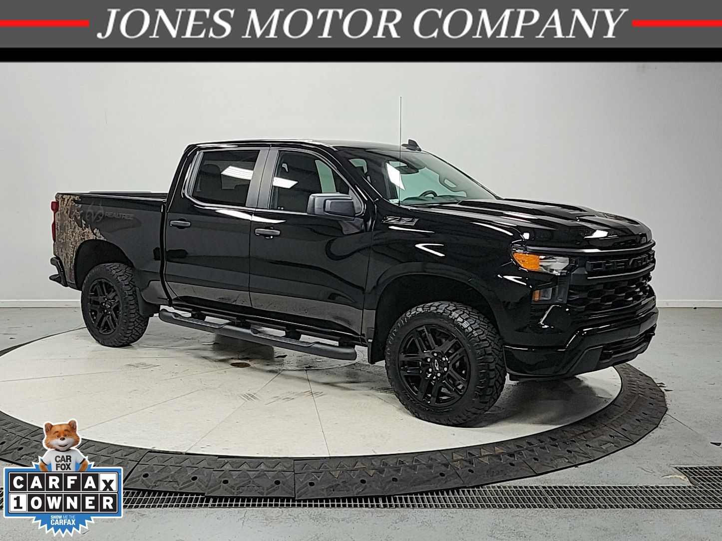 Black 2024 Chevrolet Silverado 1500 Pickup Truck Four-Wheel Drive Automatic