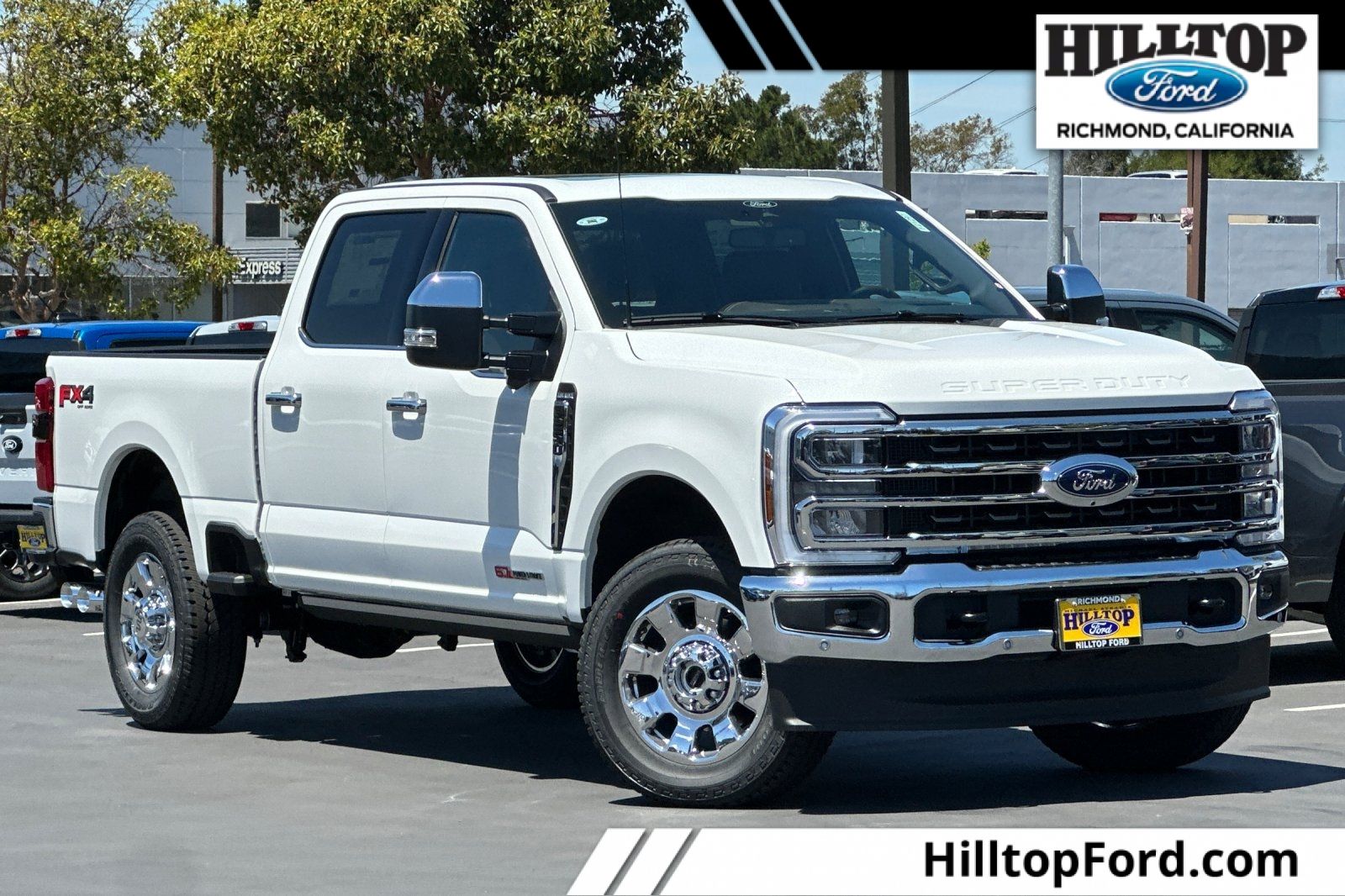 White Metallic 2026 Ford F-250 Super Duty Pickup Truck Four-Wheel Drive Automatic