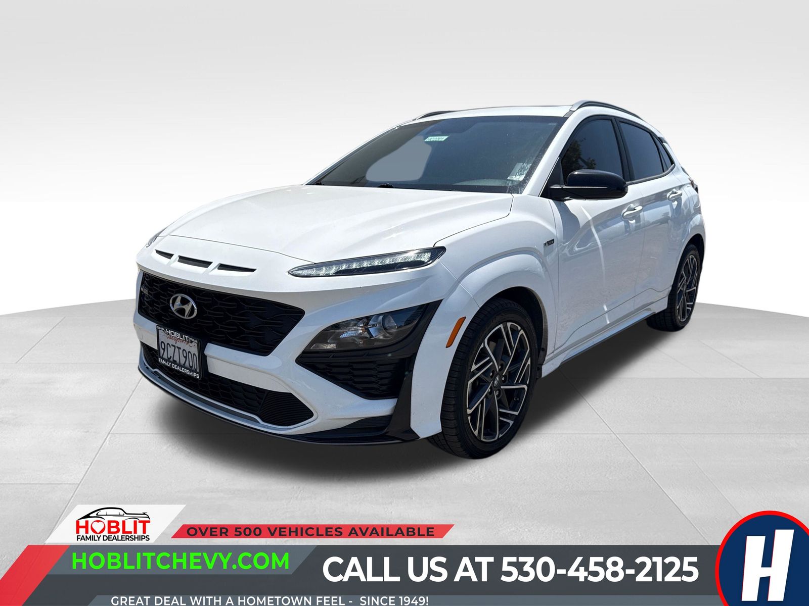 Lunar White 2023 Hyundai Kona SUV / Crossover Front-Wheel Drive Automatic