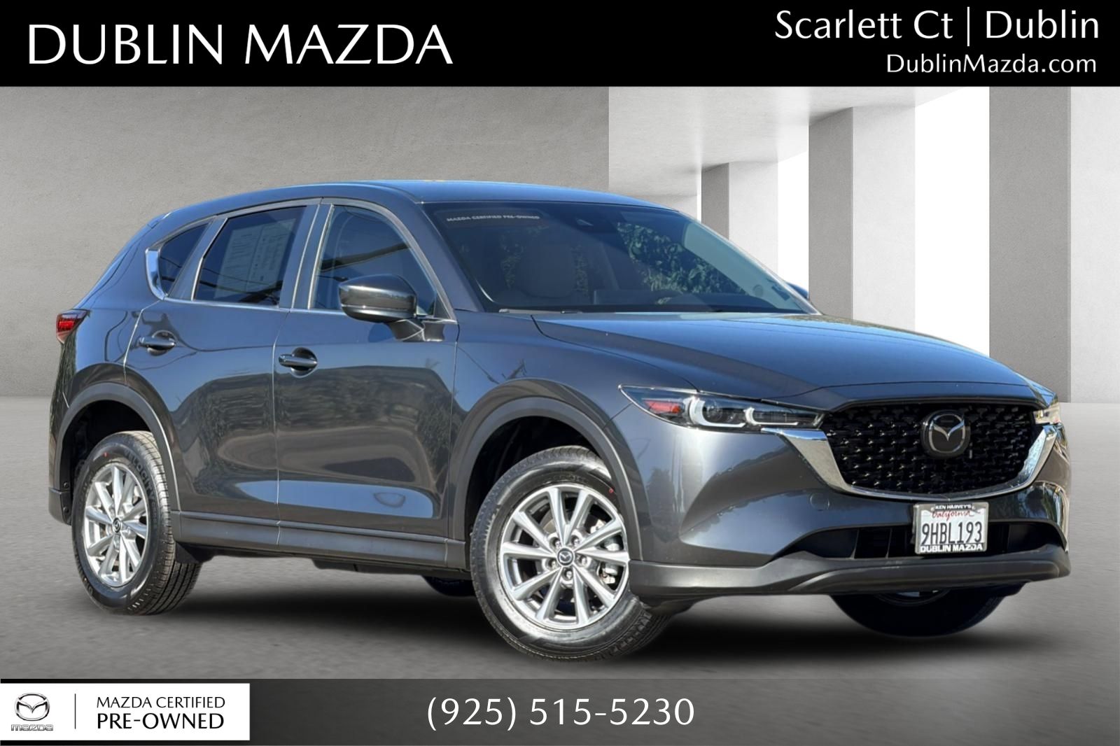 Machine Gray Metallic 2023 Mazda CX-5 SUV / Crossover All-Wheel Drive 6-Speed Automatic