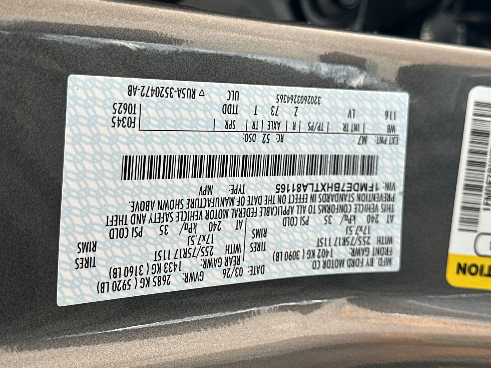 New 2026 Carbonized Gray Metallic Ford Big Bend® image 34