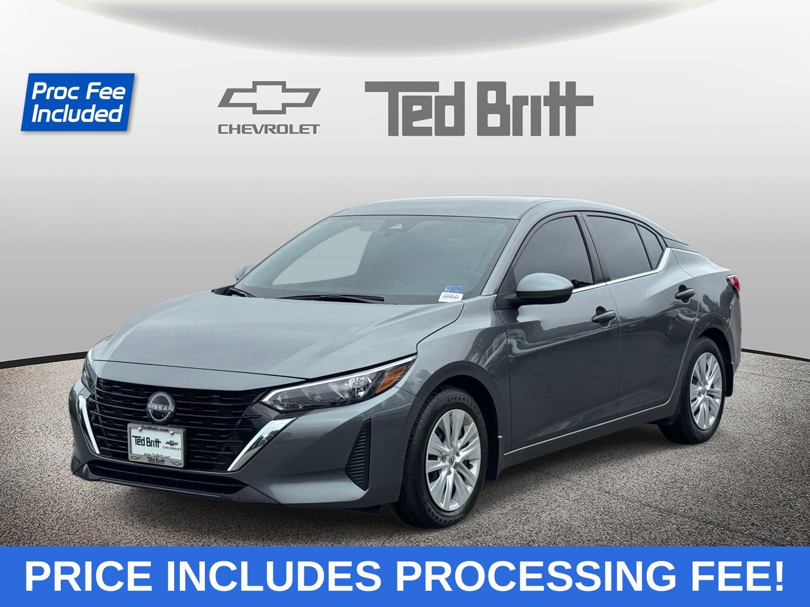 Gray (Gun Metallic) 2025 Nissan Sentra Sedan Front-Wheel Drive Continuously Variable Transmission