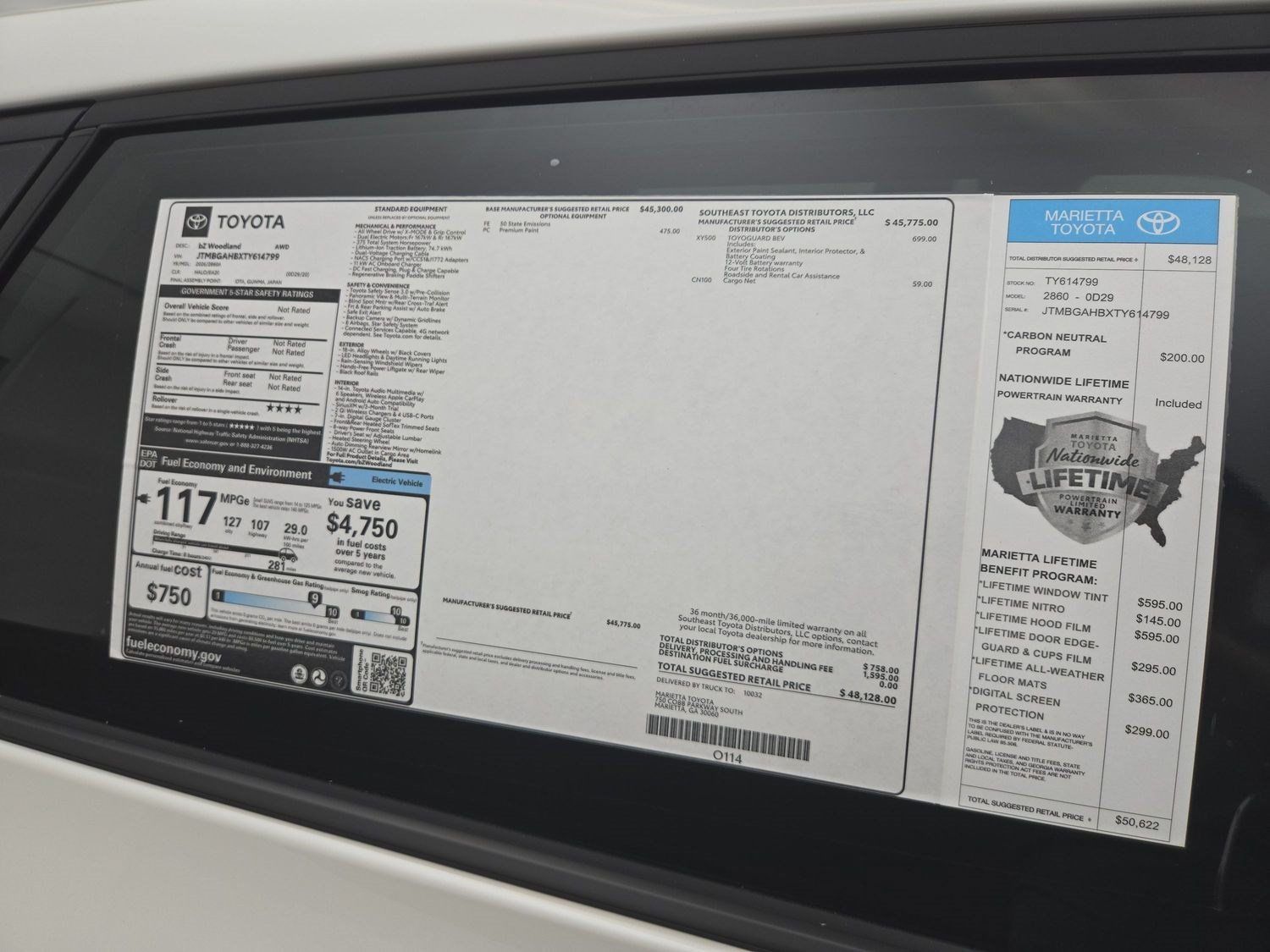 New 2026 Toyota bZ Woodland Sedan