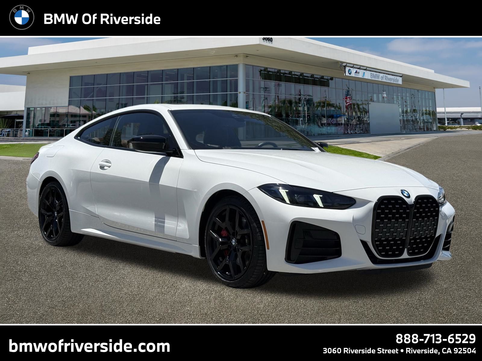 Alpine White 2026 BMW 4 Series Coupe Rear-Wheel Drive 8-Speed Automatic
