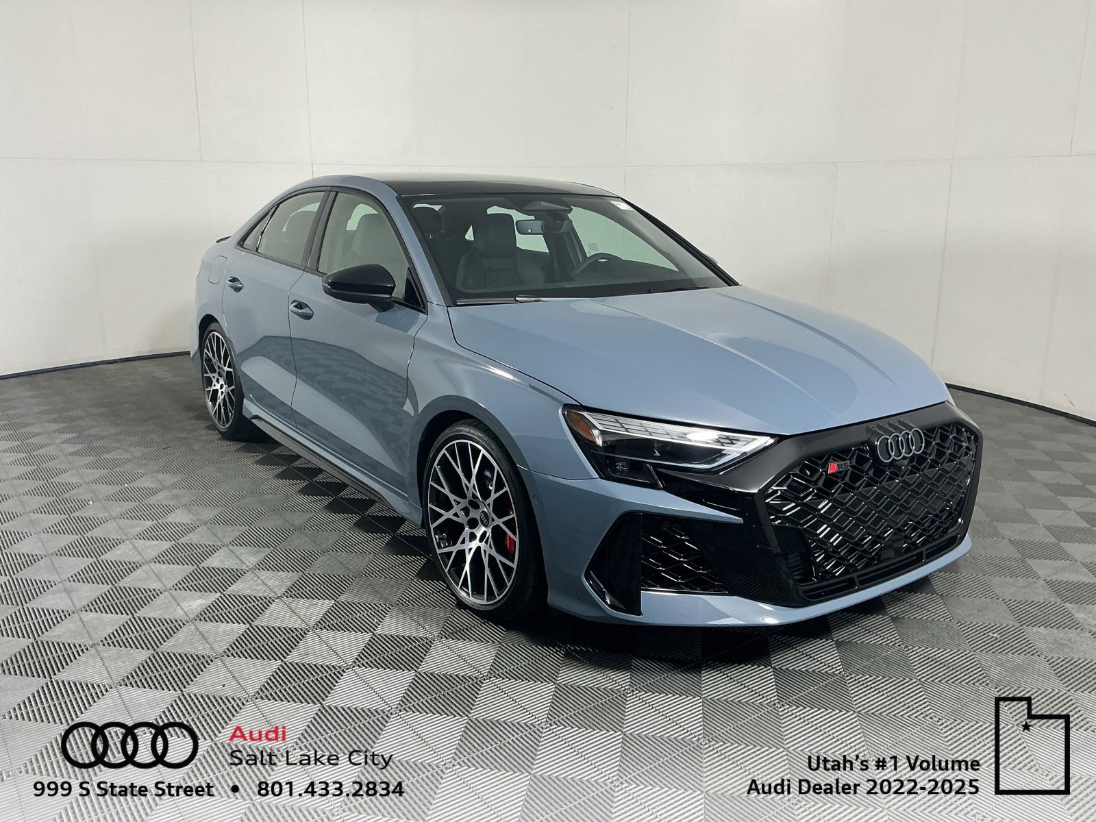 Kemora Gray Metallic 2026 Audi RS 3 Sedan All-Wheel Drive 7-Speed Automatic