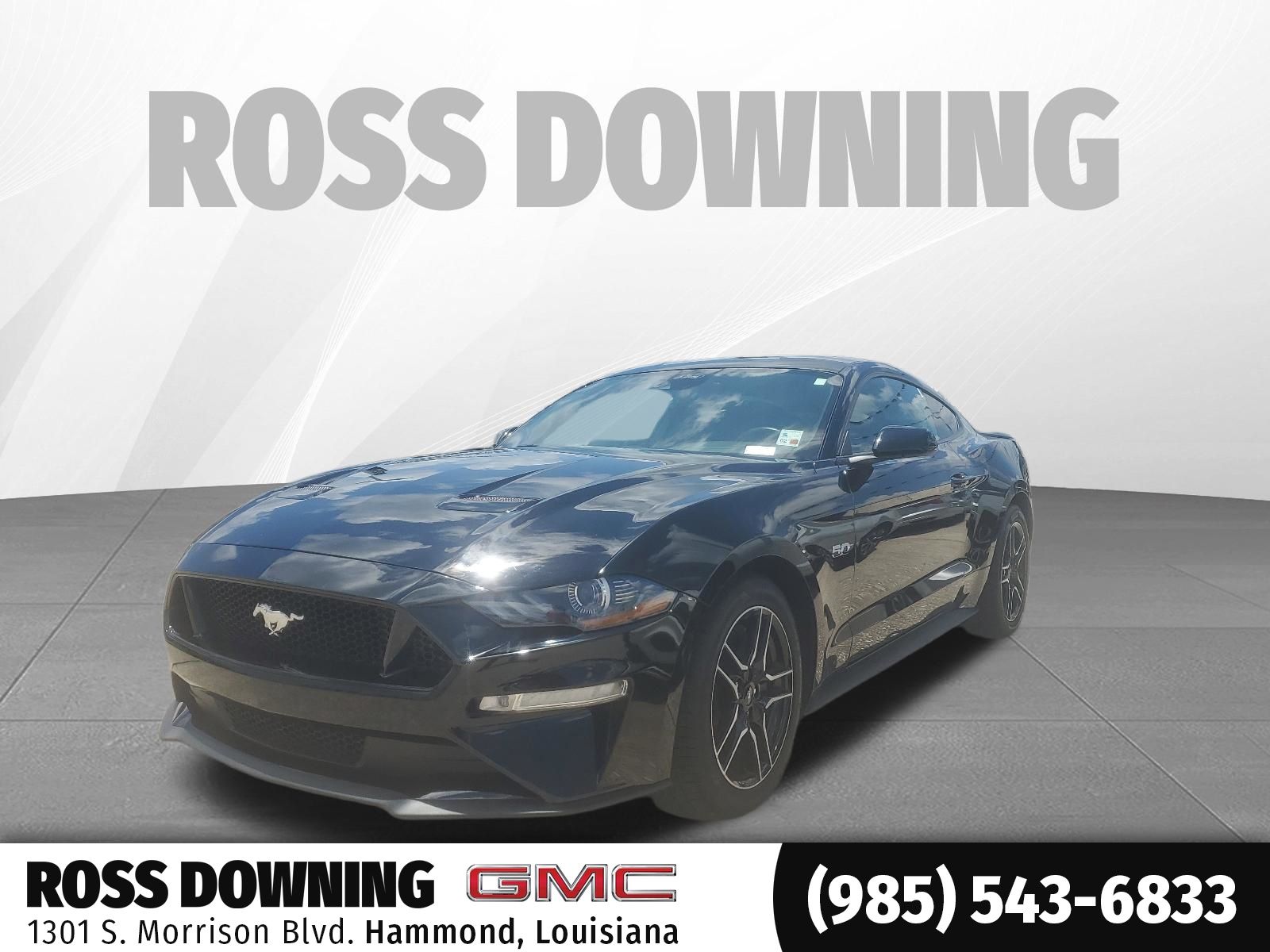 Shadow Black 2023 Ford Mustang GT Fastback RWD Coupe Rear-Wheel Drive Automatic