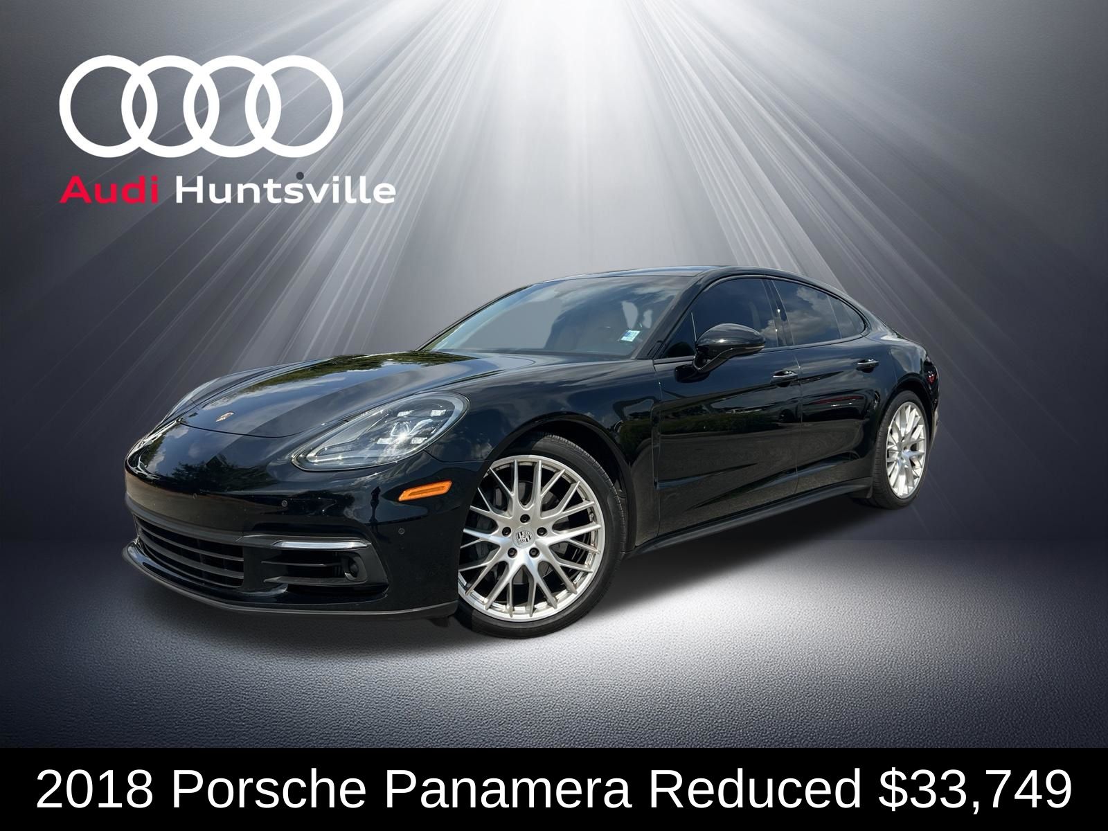 Black 2018 Porsche Panamera Sedan All-Wheel Drive 8-Speed Automatic