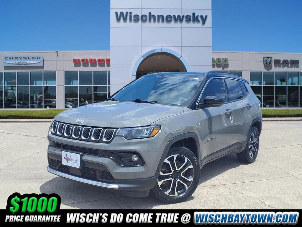 Sting-Gray Clearcoat 2023 Jeep Compass Limited 4WD SUV / Crossover Four-Wheel Drive 8-Speed Automatic