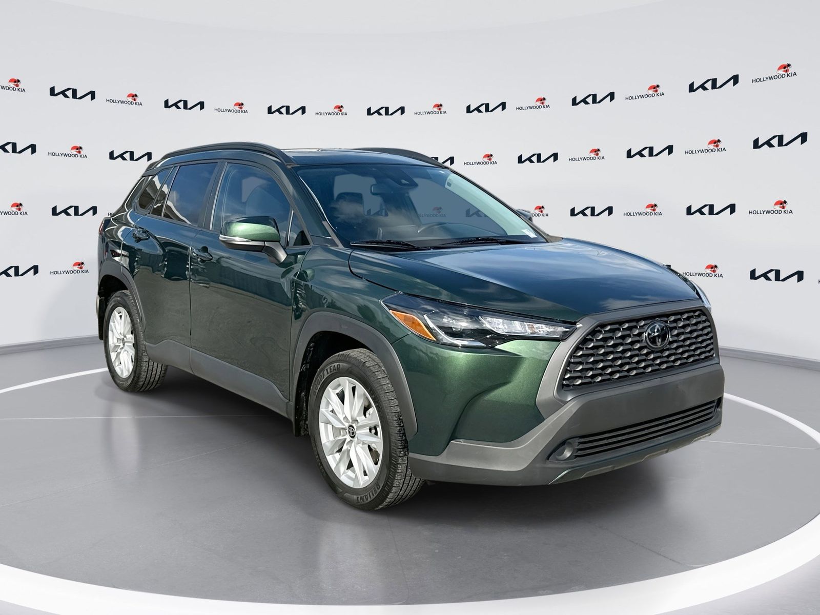 Green 2022 Toyota Corolla Cross SUV / Crossover All-Wheel Drive Continuously Variable Transmission