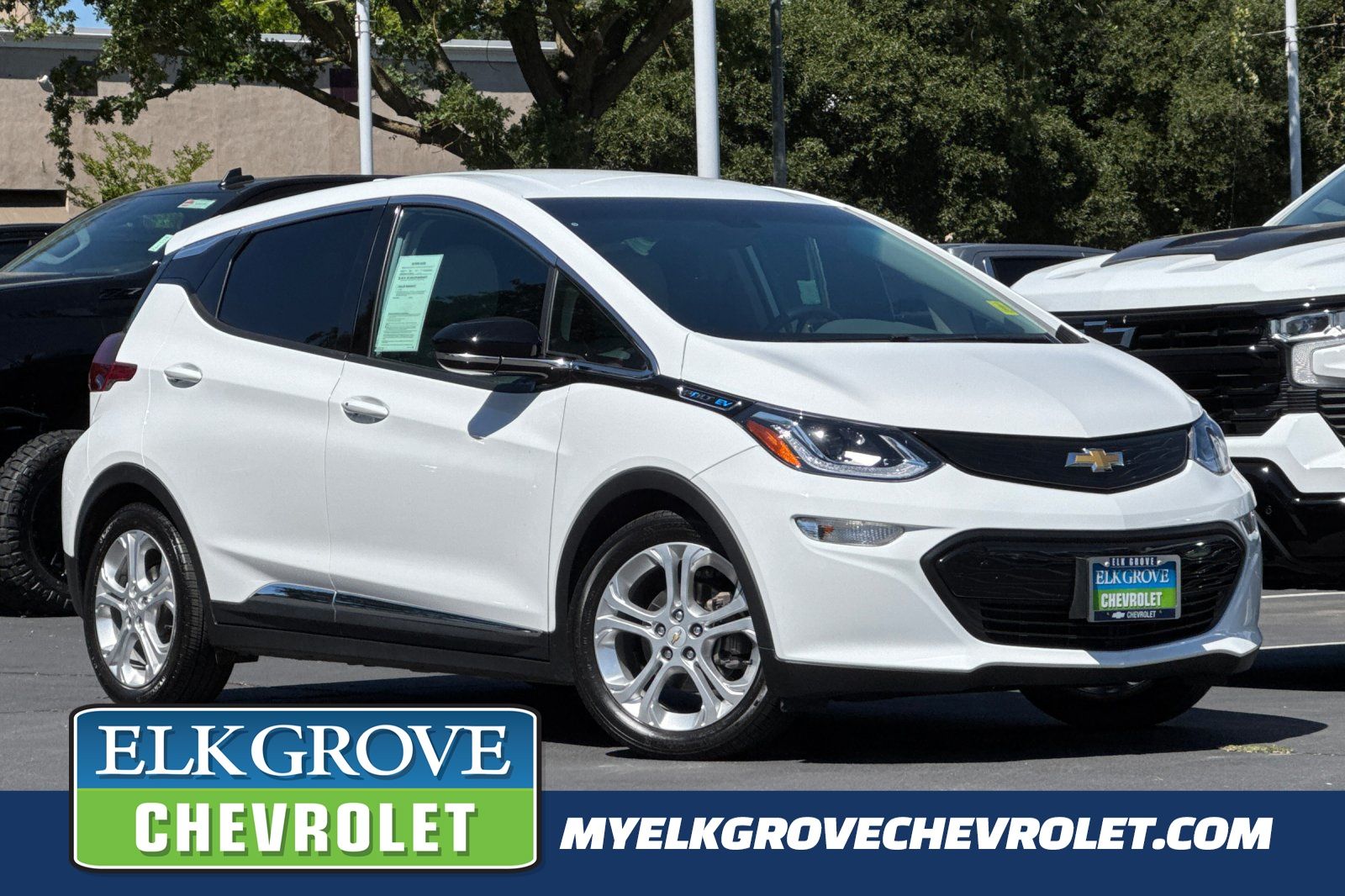 Summit White 2021 Chevrolet Bolt EV LT FWD Hatchback Front-Wheel Drive 1-Speed Automatic