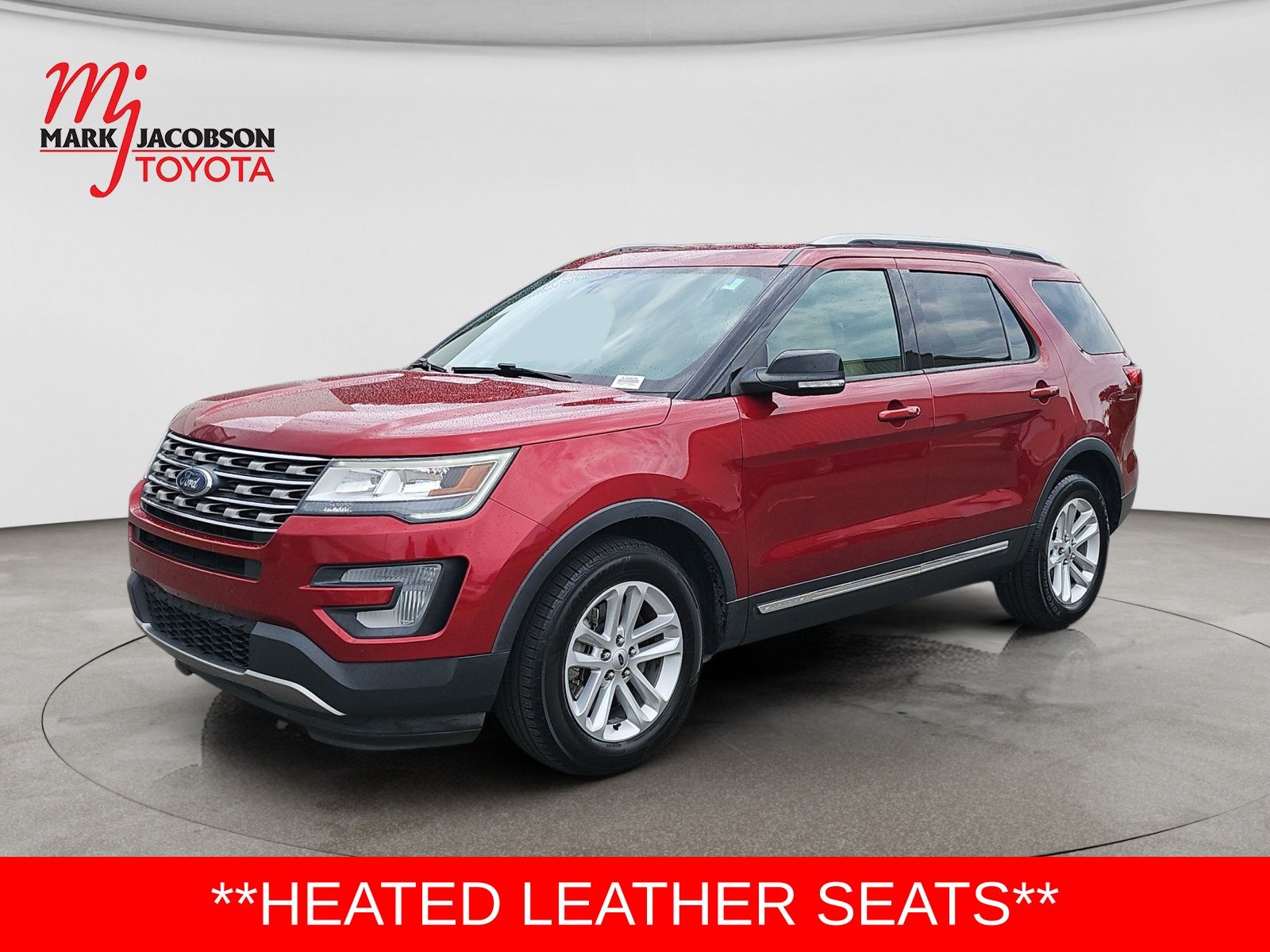 Ruby Red Metallic 2017 Ford Explorer SUV / Crossover Front-Wheel Drive 6-Speed Automatic