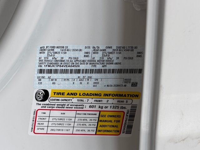 New 2027 Star White Metallic Tri-Coat Ford King Ranch image 40