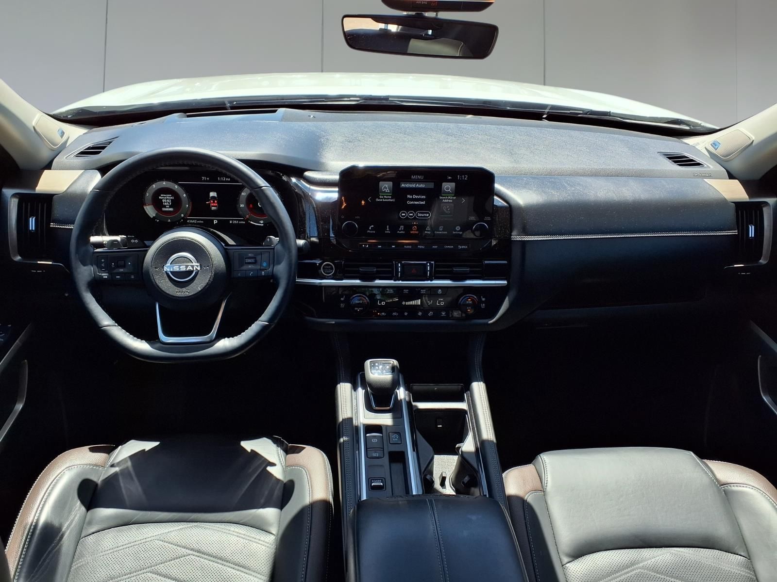 2023 Nissan Pathfinder Platinum White at Central Houston Nissan