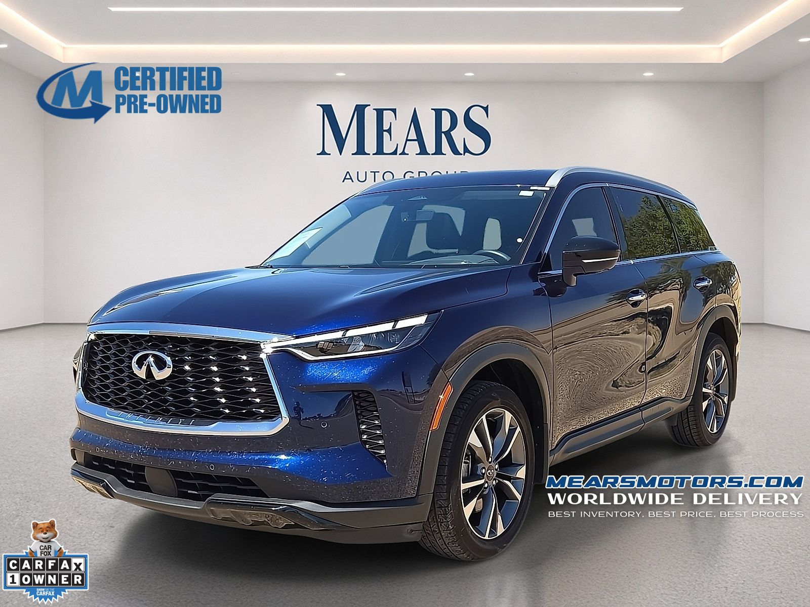 Grand Blue 2024 INFINITI QX60 SUV / Crossover Front-Wheel Drive 9-Speed Automatic