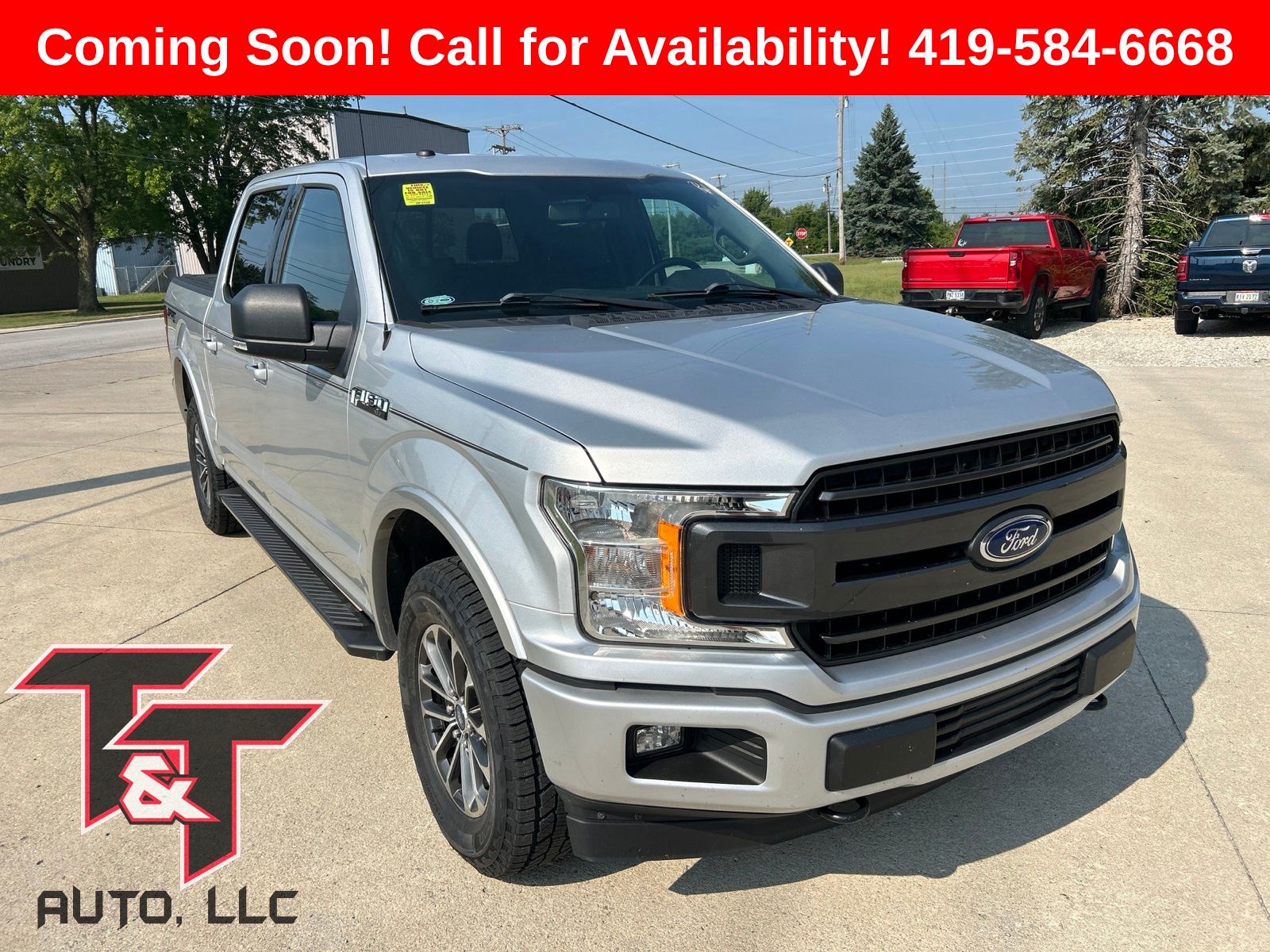 Ingot Silver 2018 Ford F-150 Pickup Truck Four-Wheel Drive Automatic