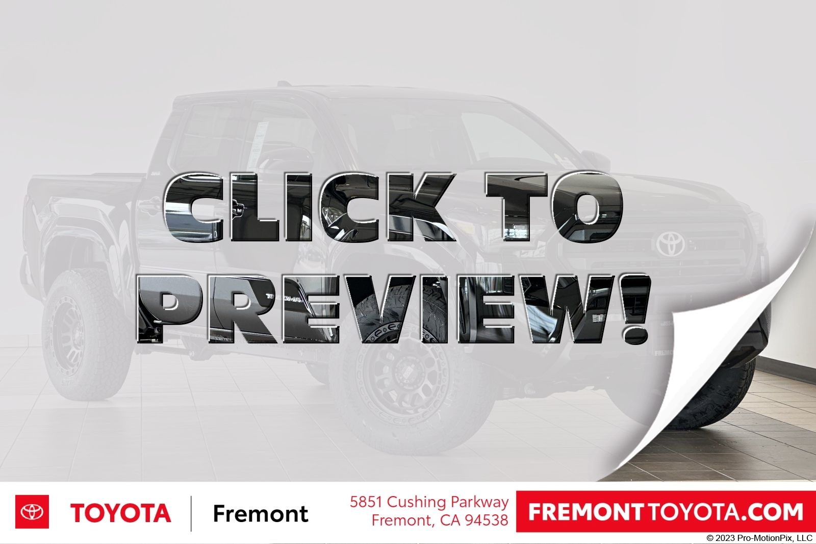 Black 2026 Toyota Tacoma Pickup Truck Four-Wheel Drive 8-Speed Automatic