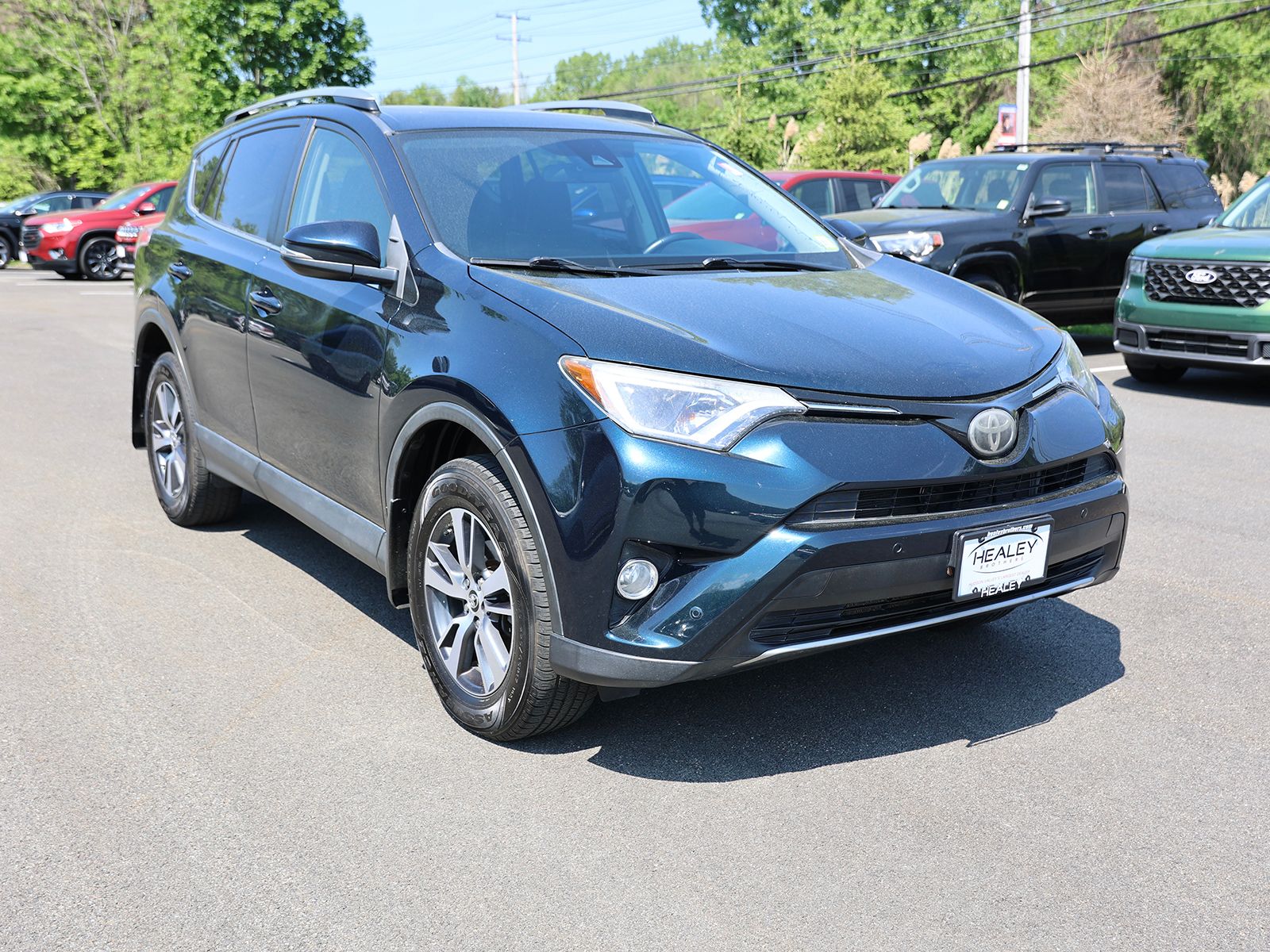 Teal (Aqua) 2017 Toyota RAV4 XLE AWD SUV / Crossover All-Wheel Drive 6-Speed Automatic