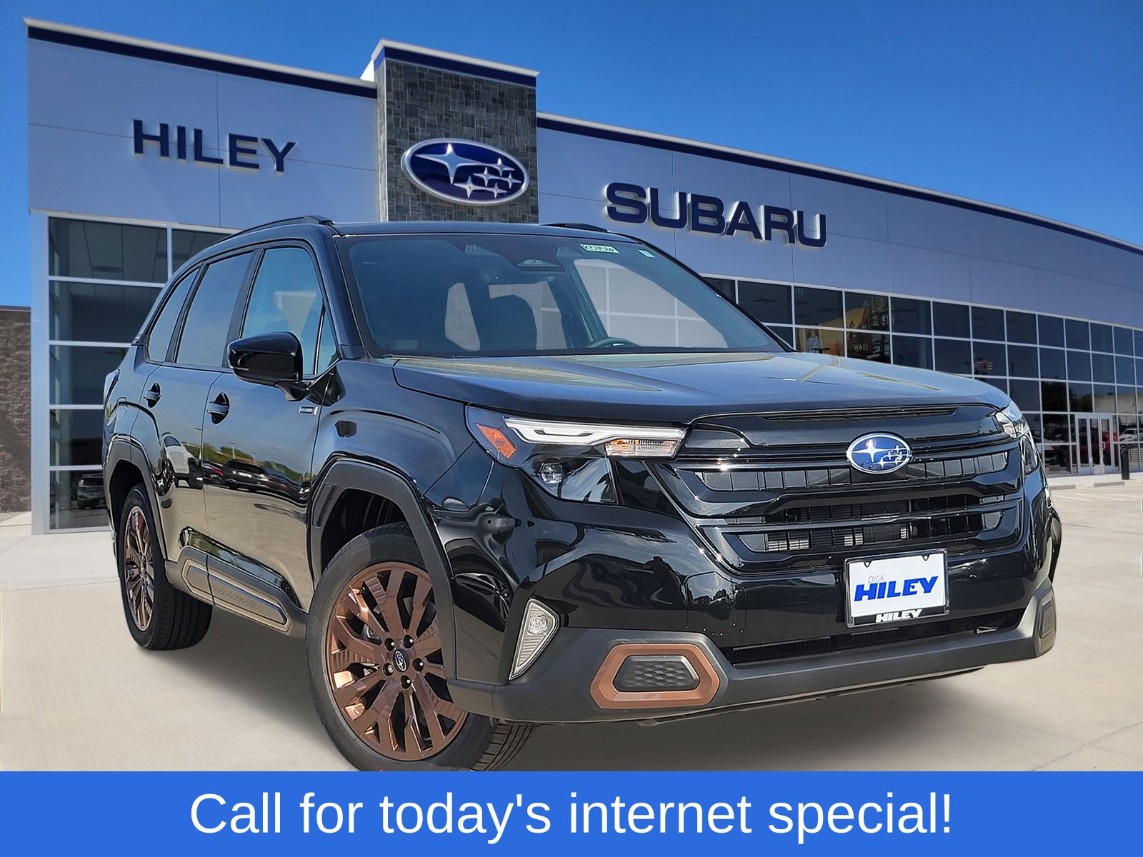 Crystal Black Silica 2026 Subaru Forester Hybrid Sport AWD SUV / Crossover All-Wheel Drive Continuously Variable Transmission