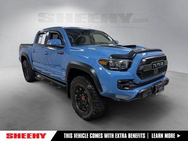 Cavalry Blue 2018 Toyota Tacoma TRD Pro Double Cab 4WD Pickup Truck Four-Wheel Drive 6-Speed Automatic