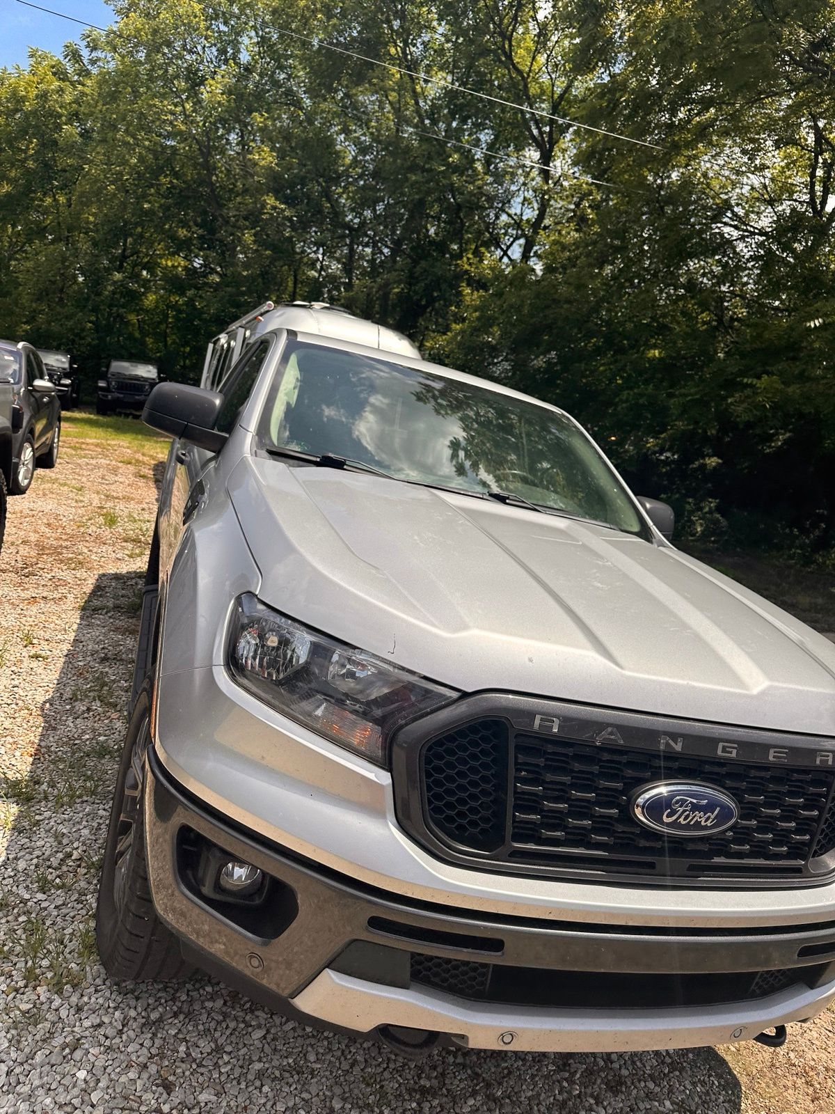 Ingot Silver 2019 Ford Ranger Pickup Truck Four-Wheel Drive Automatic