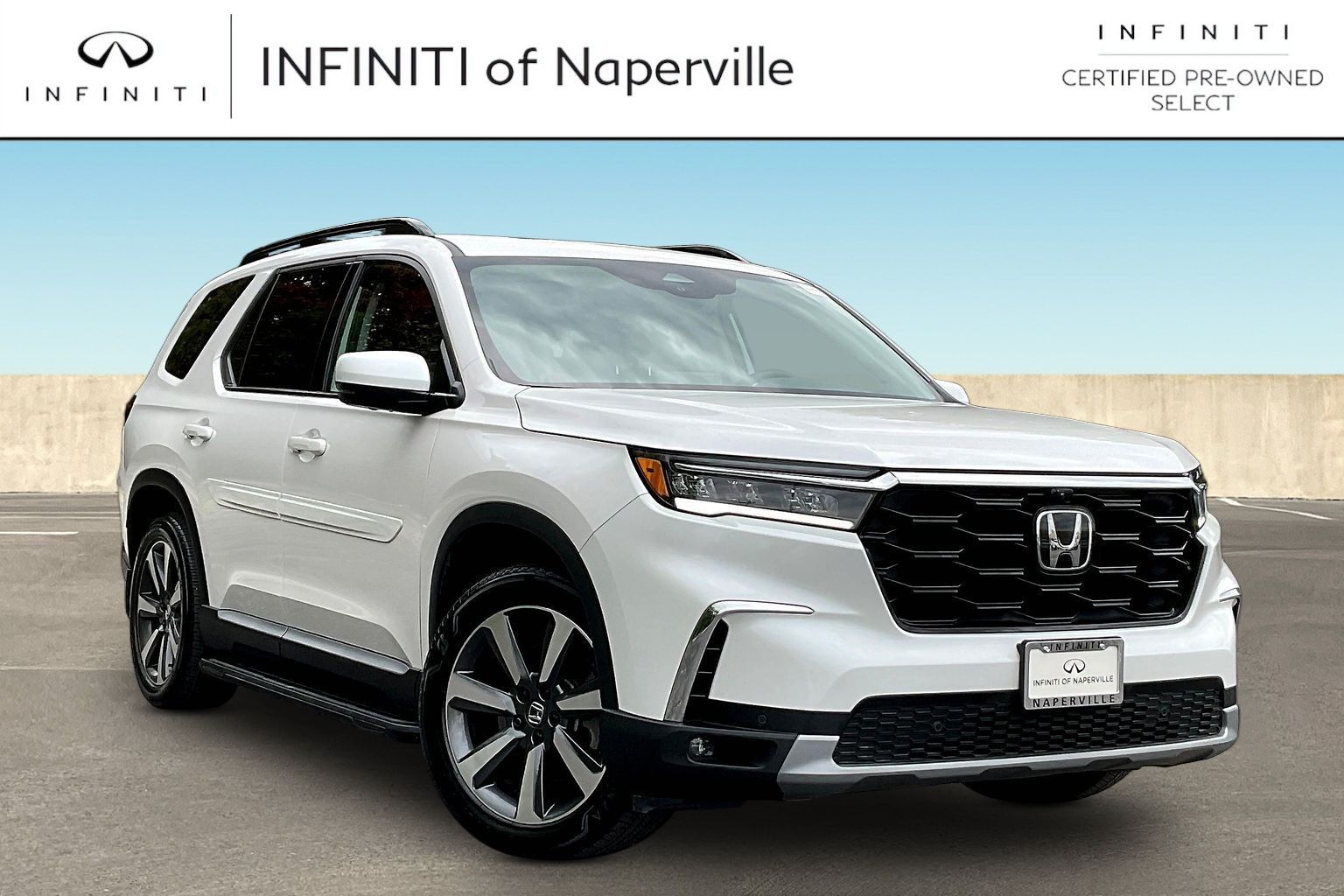 Platinum White Pearl 2025 Honda Pilot SUV / Crossover All-Wheel Drive Automatic