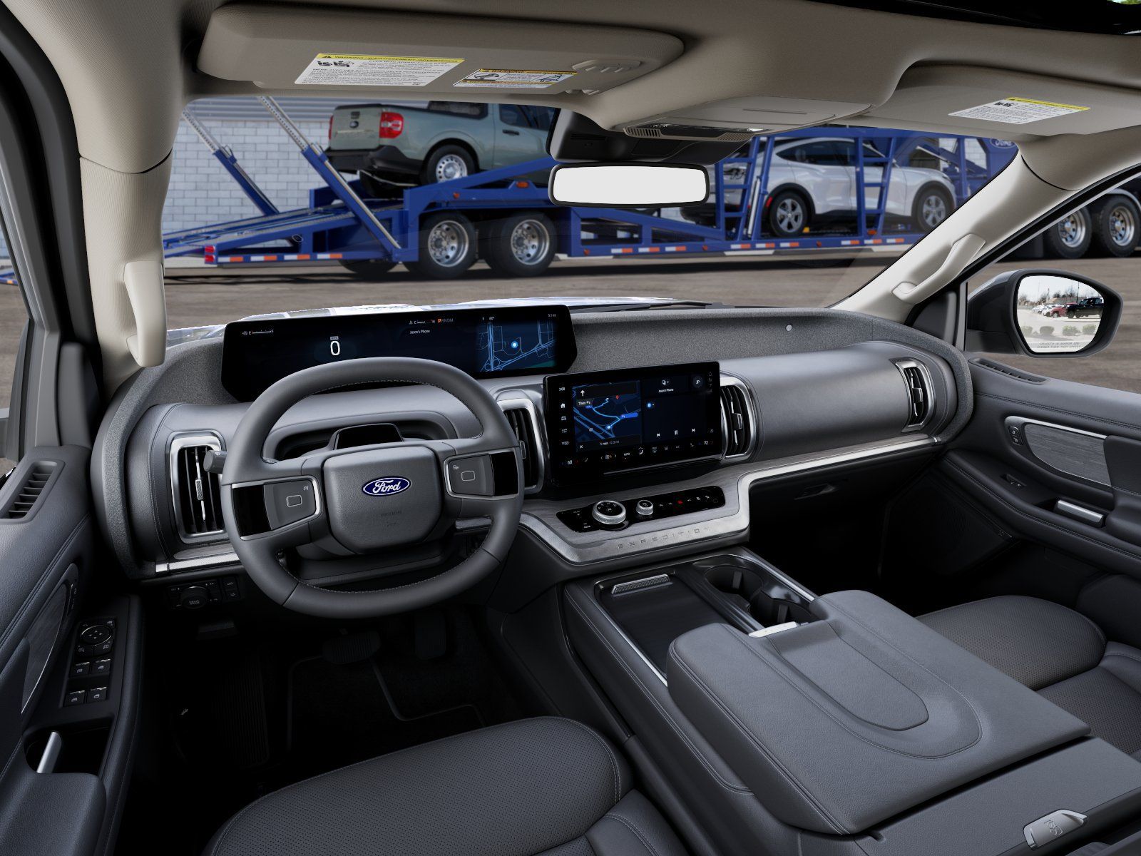 New 2027 Agate Black Metallic Ford Platinum image 9