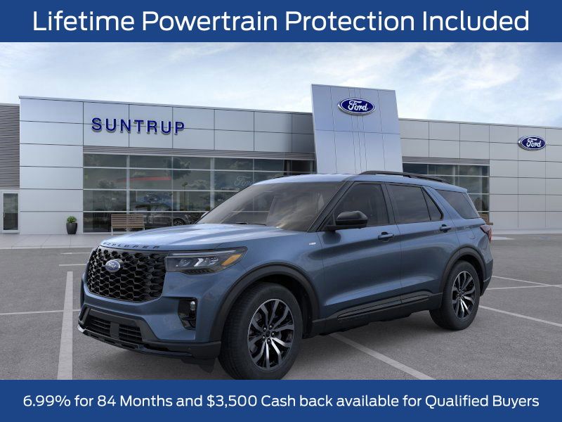 Vapor Blue 2026 Ford Explorer ST-Line AWD SUV / Crossover All-Wheel Drive Automatic