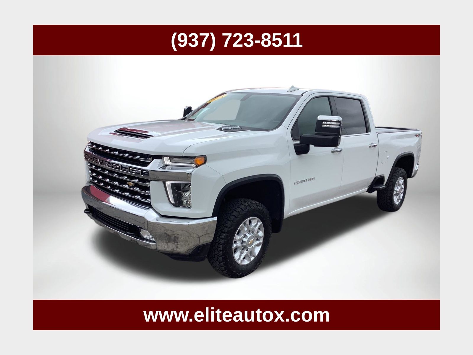 Summit White 2023 Chevrolet Silverado 2500HD Pickup Truck Four-Wheel Drive Automatic
