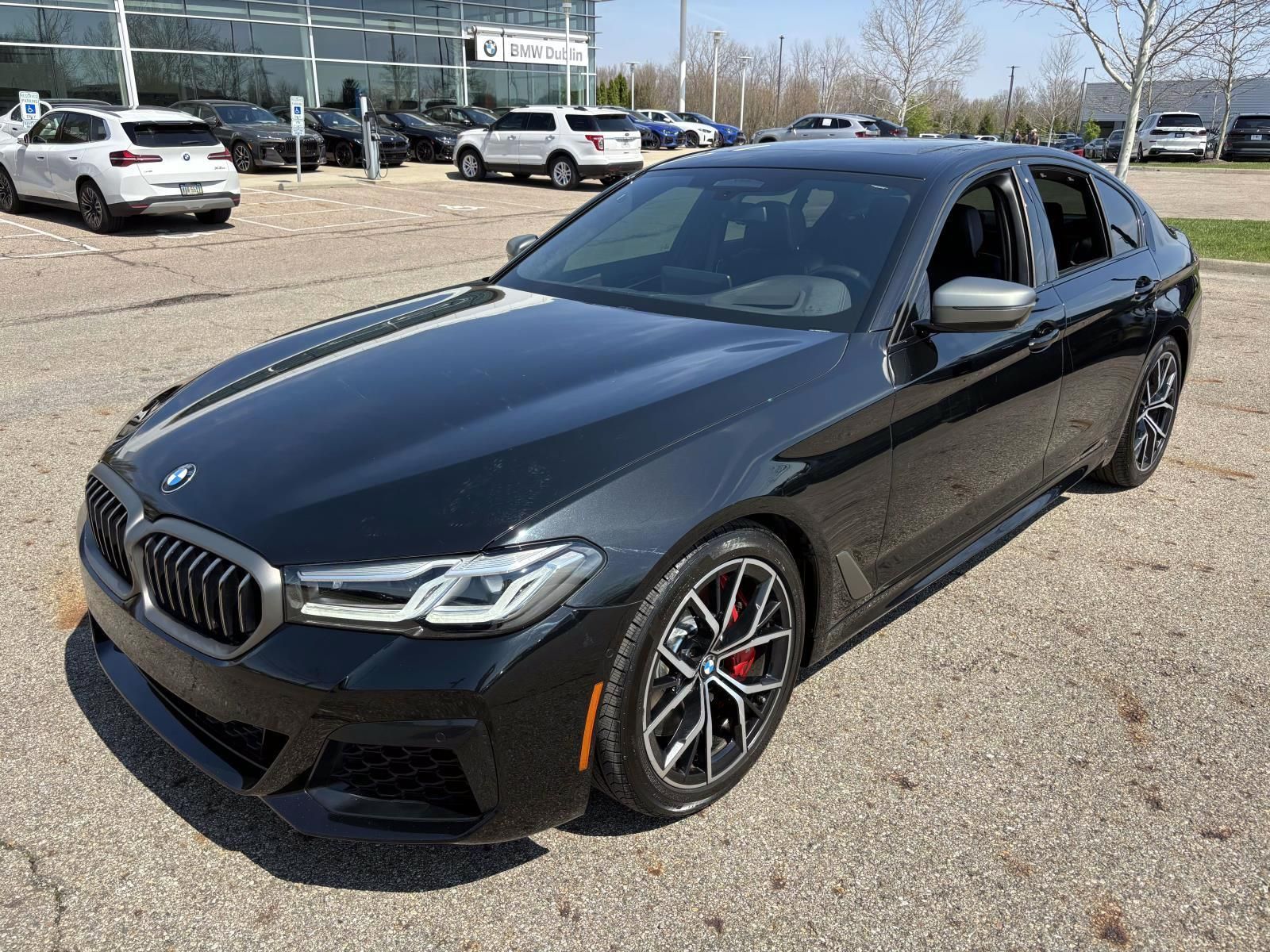 Black Sapphire Metallic 2021 BMW 5 Series M550i xDrive AWD Sedan All-Wheel Drive 8-Speed Automatic