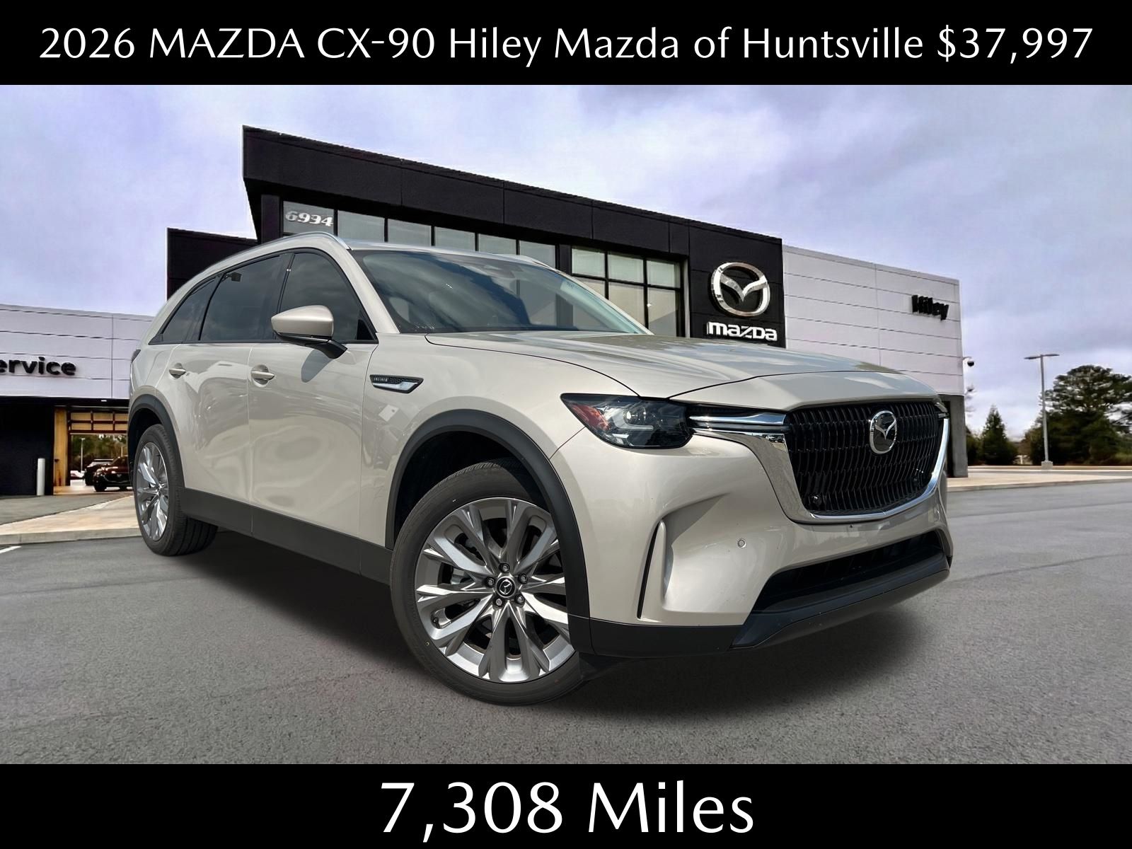 Gray (Platinum Quartz) 2026 Mazda CX-90 3.3 Turbo Preferred AWD SUV / Crossover All-Wheel Drive 8-Speed Automatic