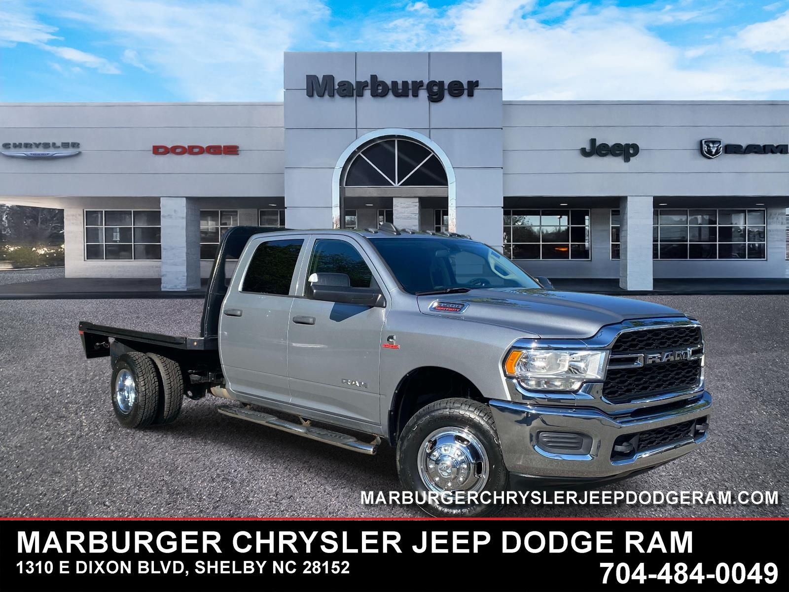 Billet Silver Metallic Clearcoat 2019 RAM 3500 Chassis Pickup Truck Four-Wheel Drive 6-Speed Automatic