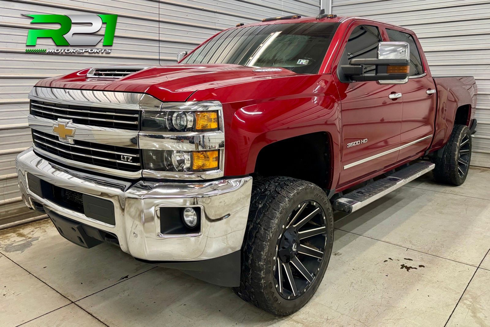 Cajun Red Tintcoat 2019 Chevrolet Silverado 3500HD Pickup Truck Four-Wheel Drive 6-Speed Automatic