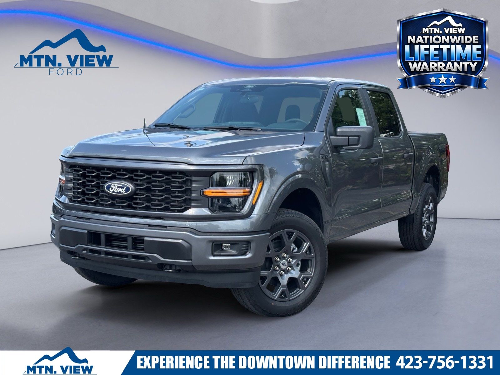 Gray Metallic 2026 Ford F-150 Pickup Truck Four-Wheel Drive Automatic