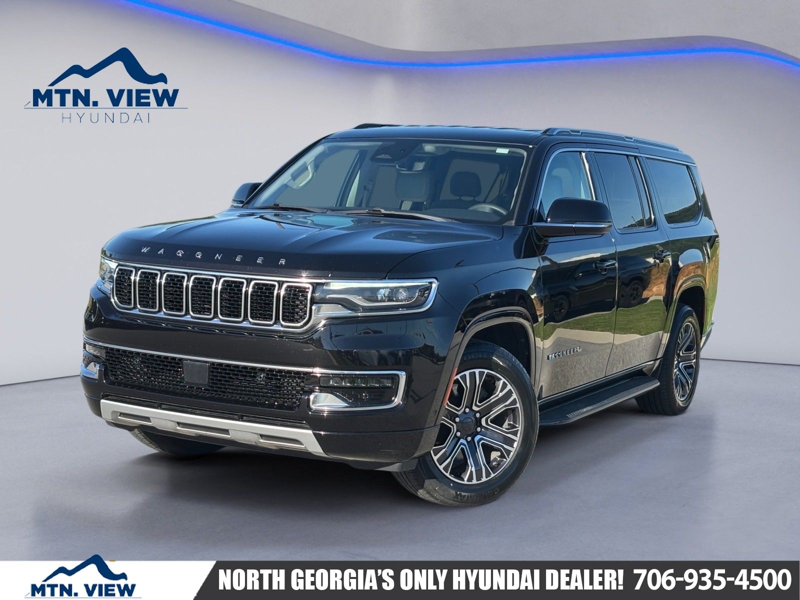 Diamond Black Crystal Pearlcoat 2024 Jeep Wagoneer L Series II RWD SUV / Crossover 4X2 8-Speed Automatic