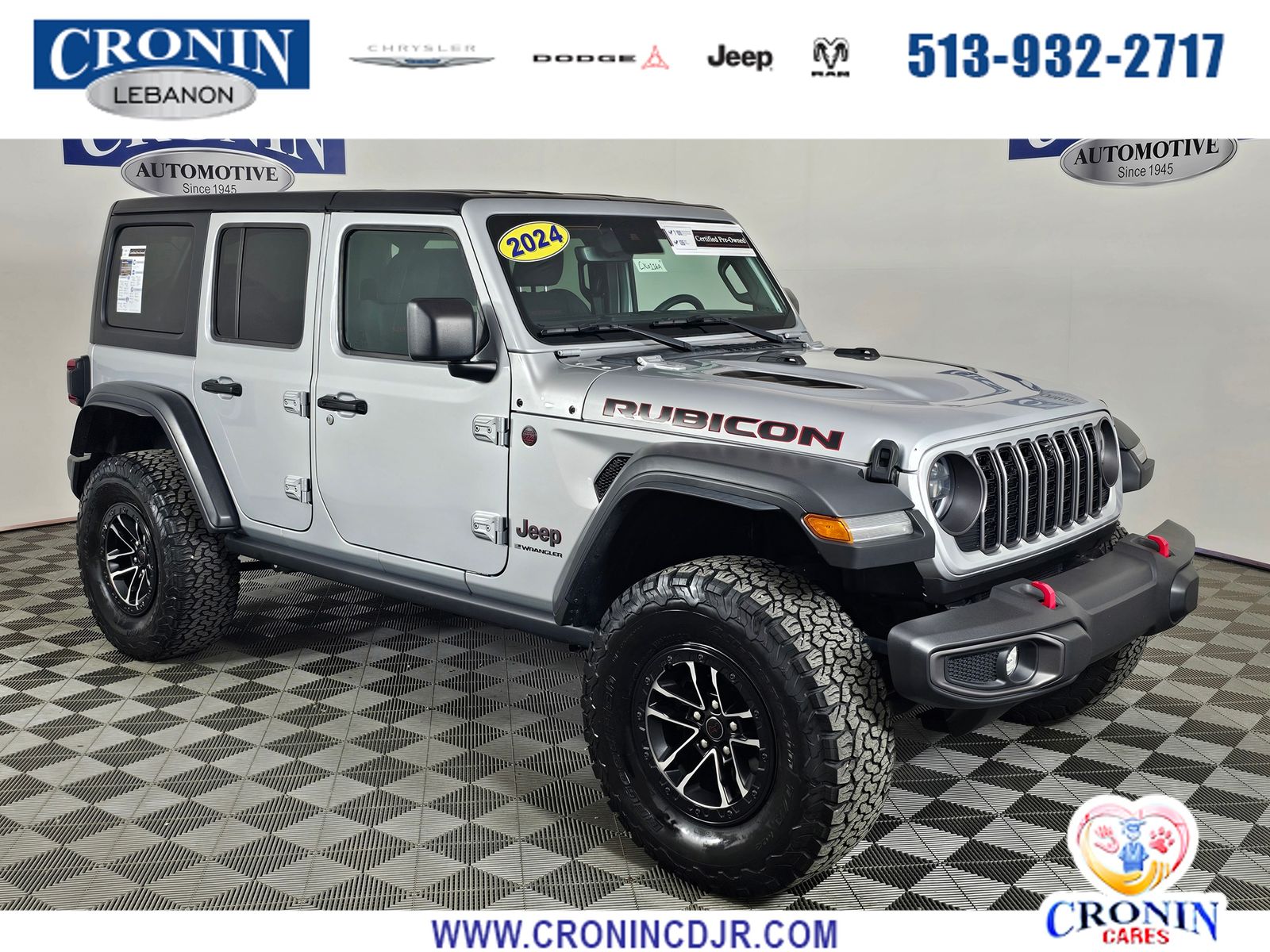Silver Zynith Clearcoat 2024 Jeep Wrangler SUV / Crossover Four-Wheel Drive 8-Speed Automatic