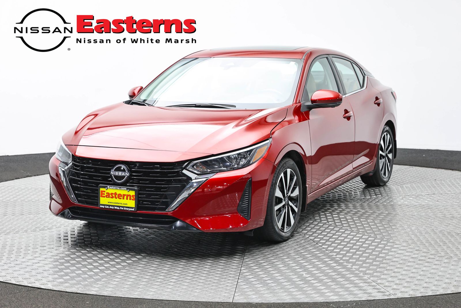 Red (Scarlet Ember Tintcoat) 2024 Nissan Sentra SV FWD Sedan Front-Wheel Drive Continuously Variable Transmission