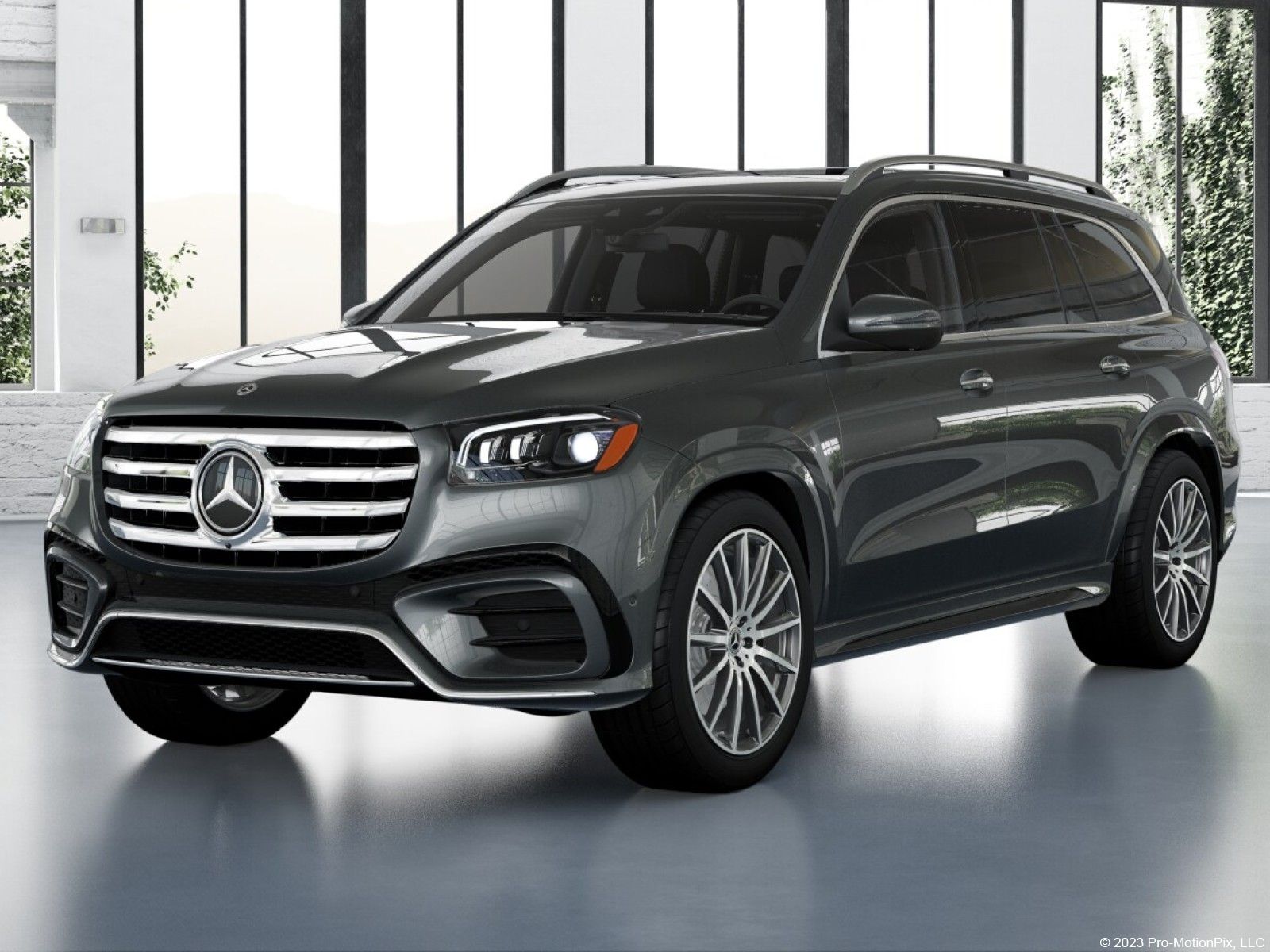 Gray (Selenite Grey Metallic) 2025 Mercedes-Benz GLS SUV / Crossover All-Wheel Drive 9-Speed Automatic