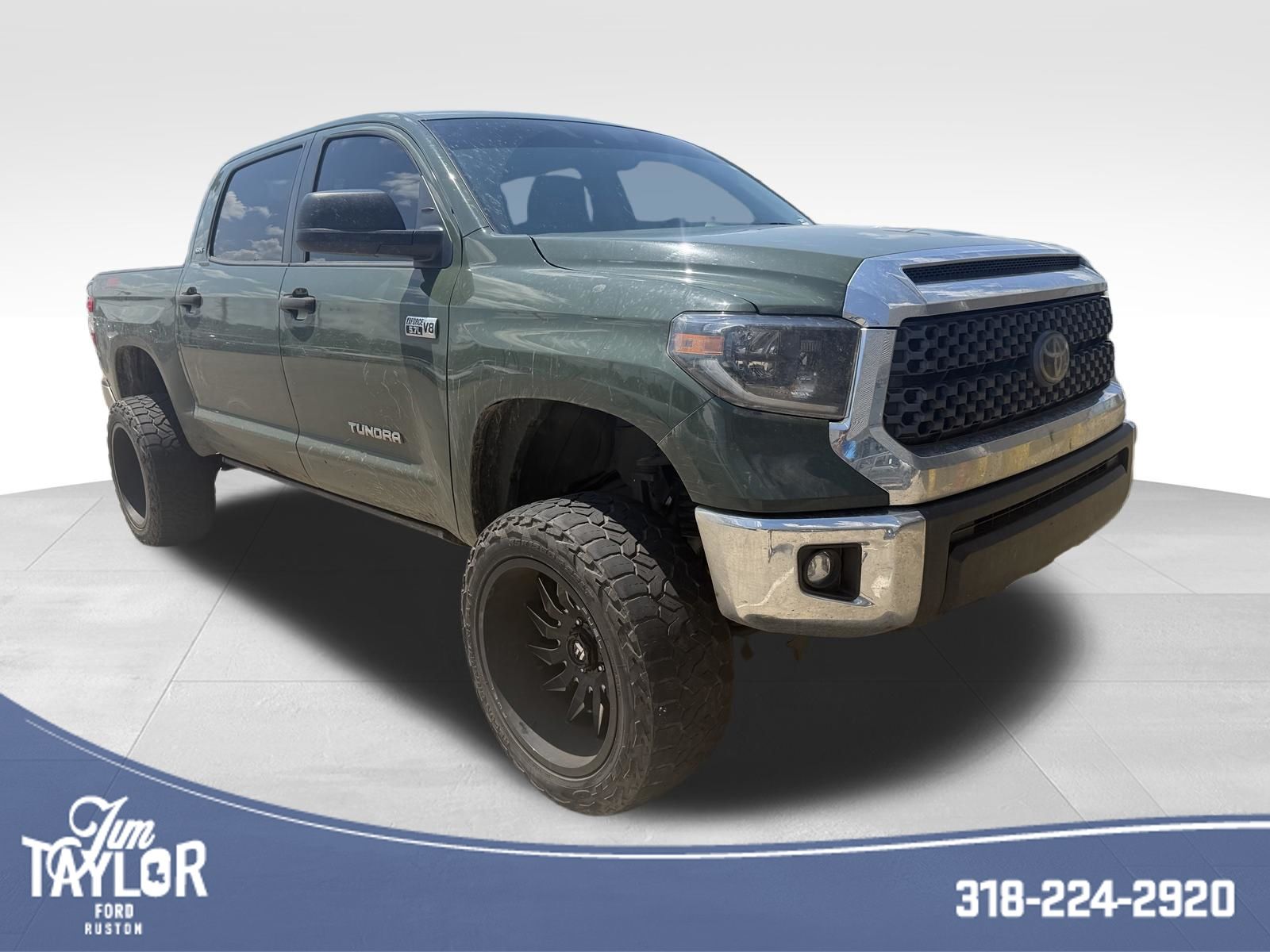 Army Green 2021 Toyota Tundra Pickup Truck Four-Wheel Drive 6-Speed Automatic